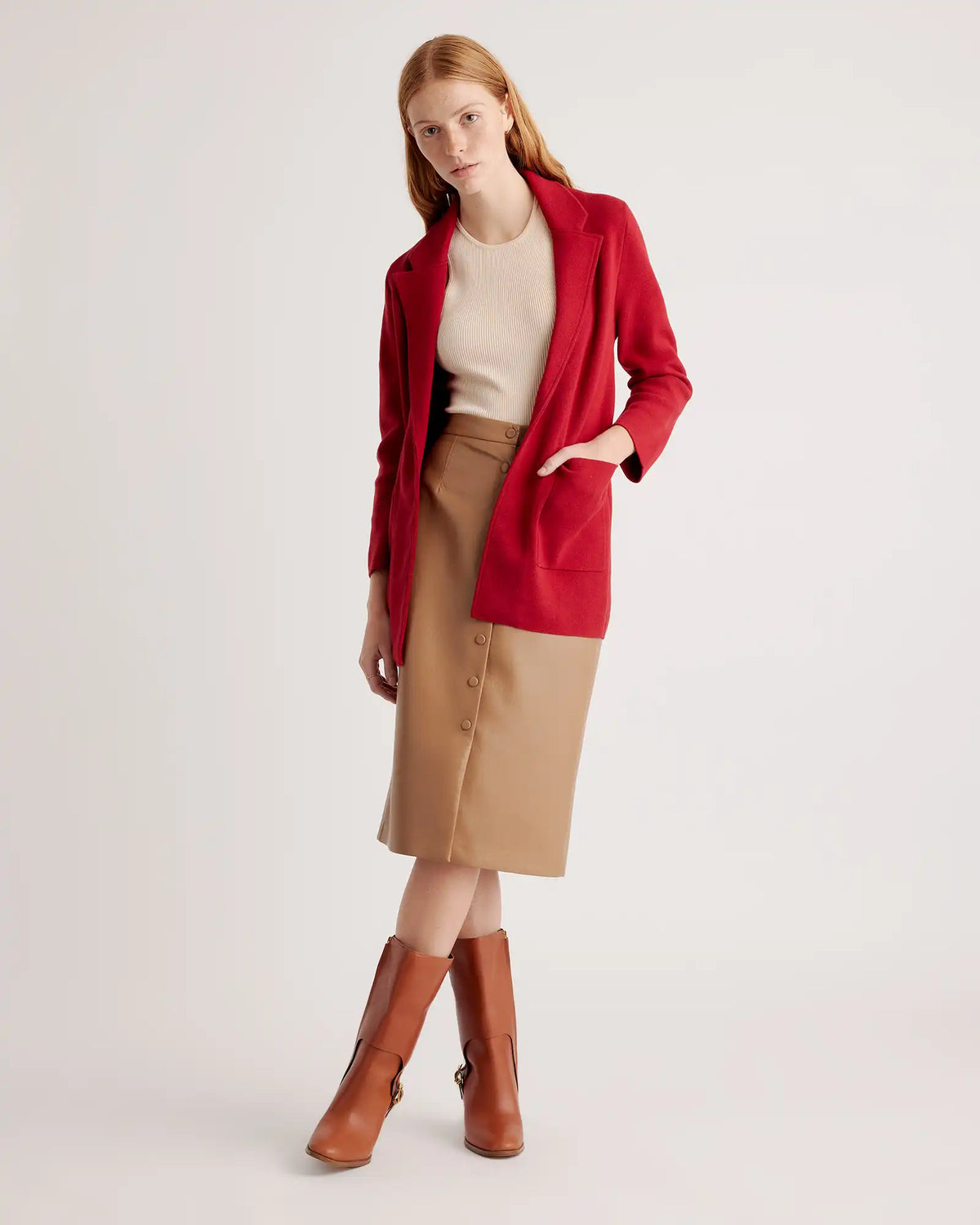 100% Organic Cotton Knit Blazer