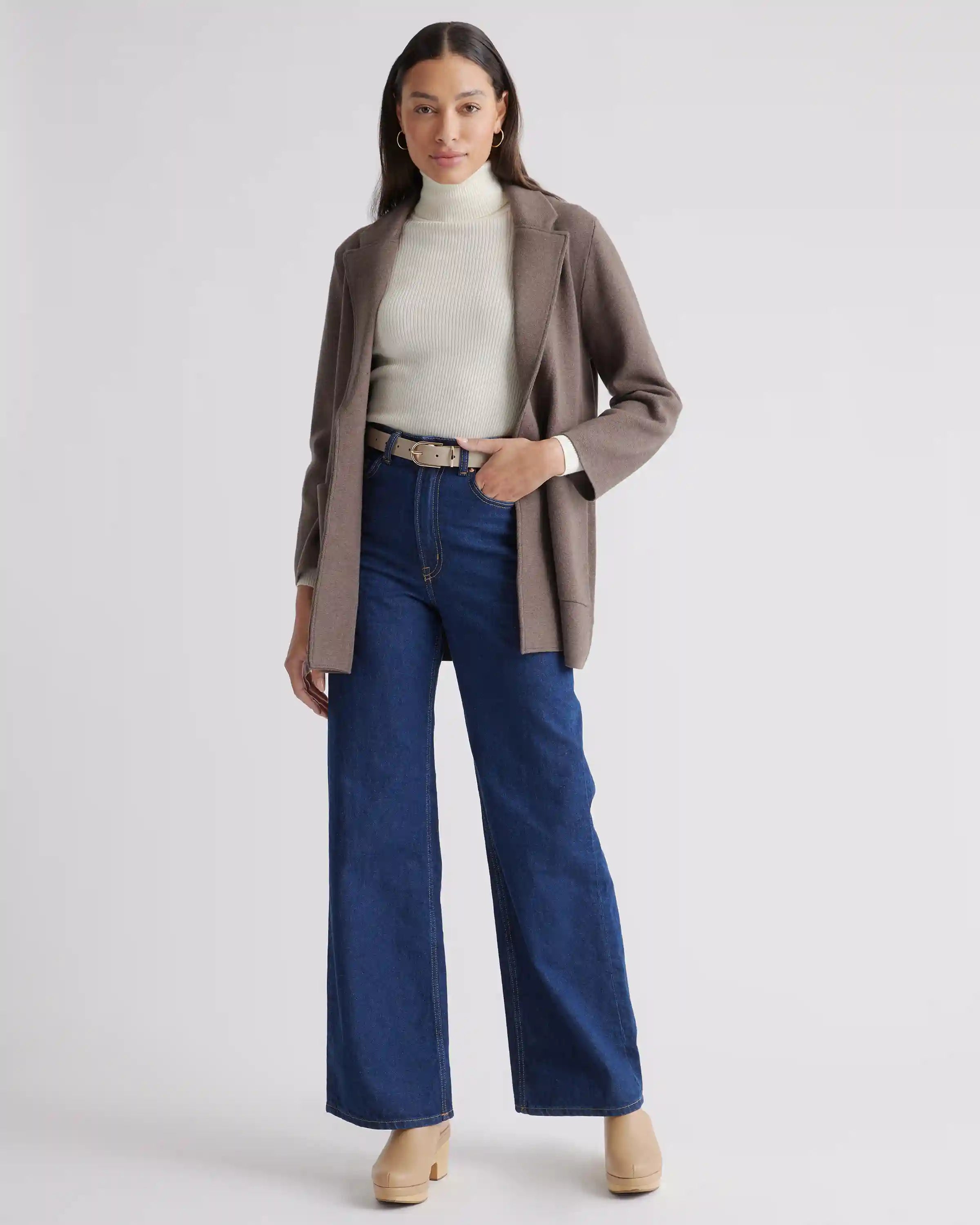 100% Organic Cotton Knit Blazer