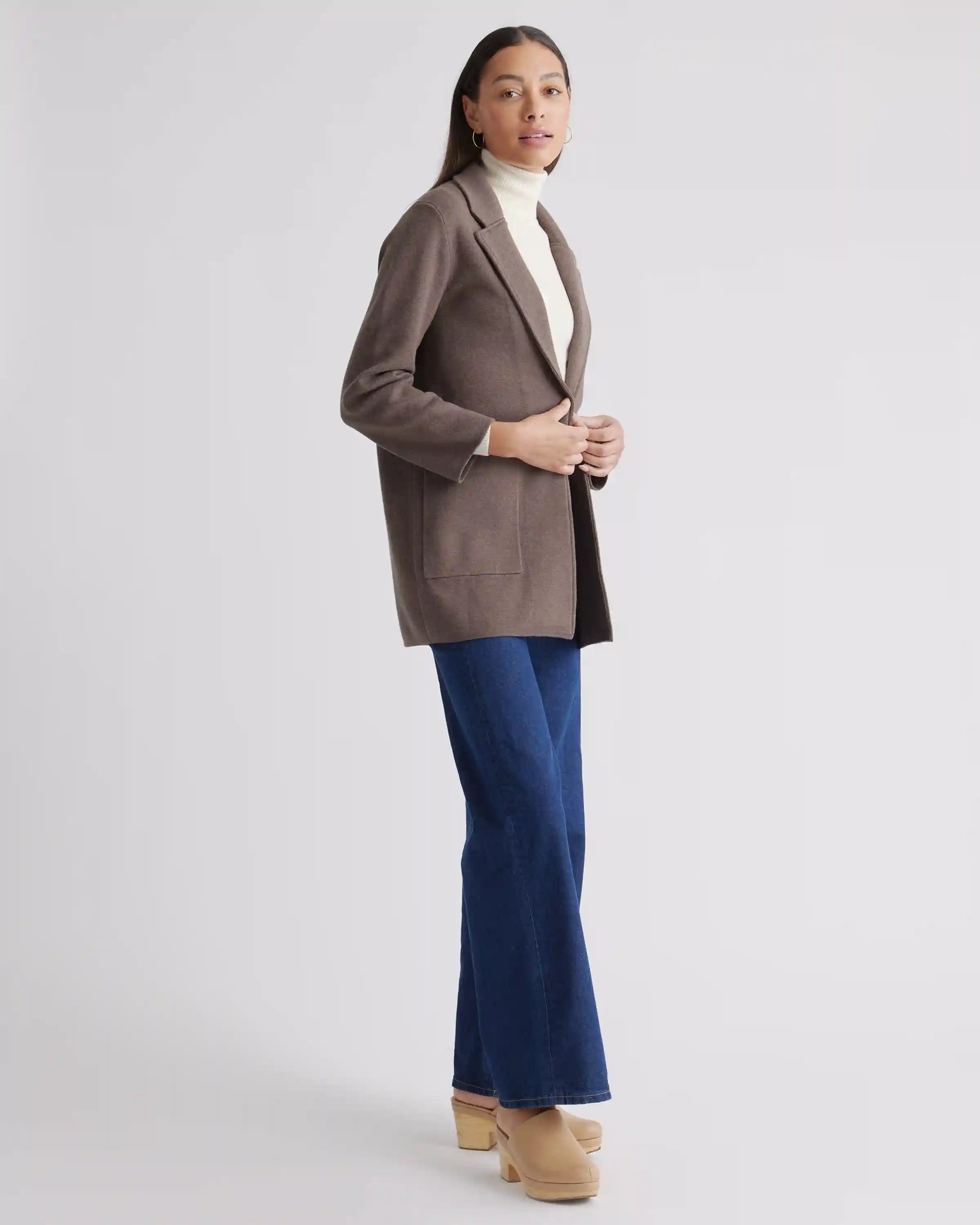 100% Organic Cotton Knit Blazer