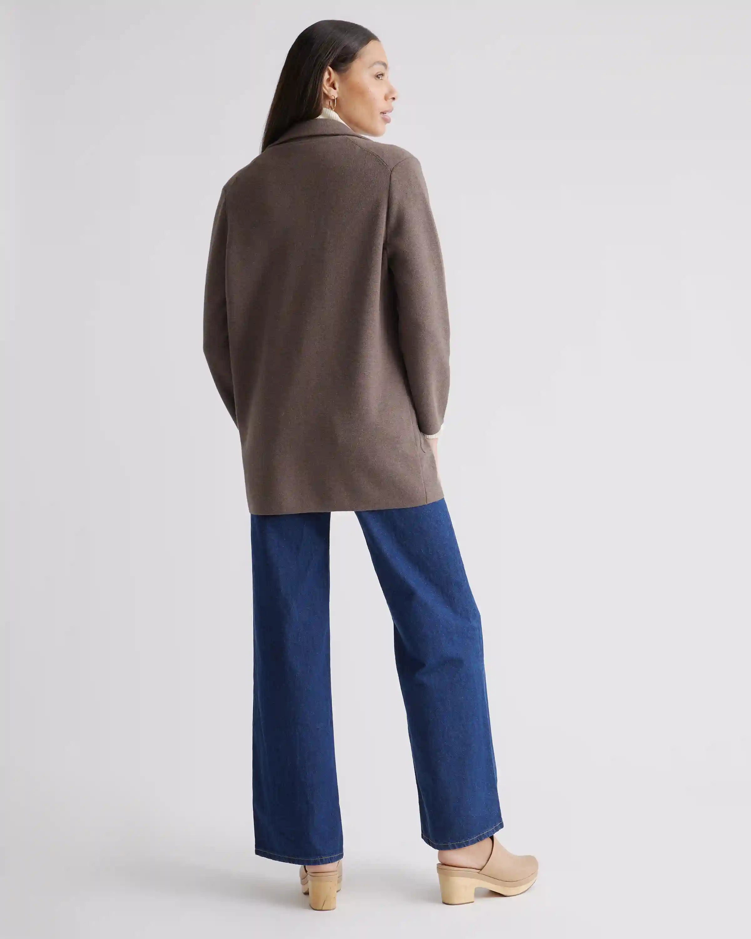 100% Organic Cotton Knit Blazer