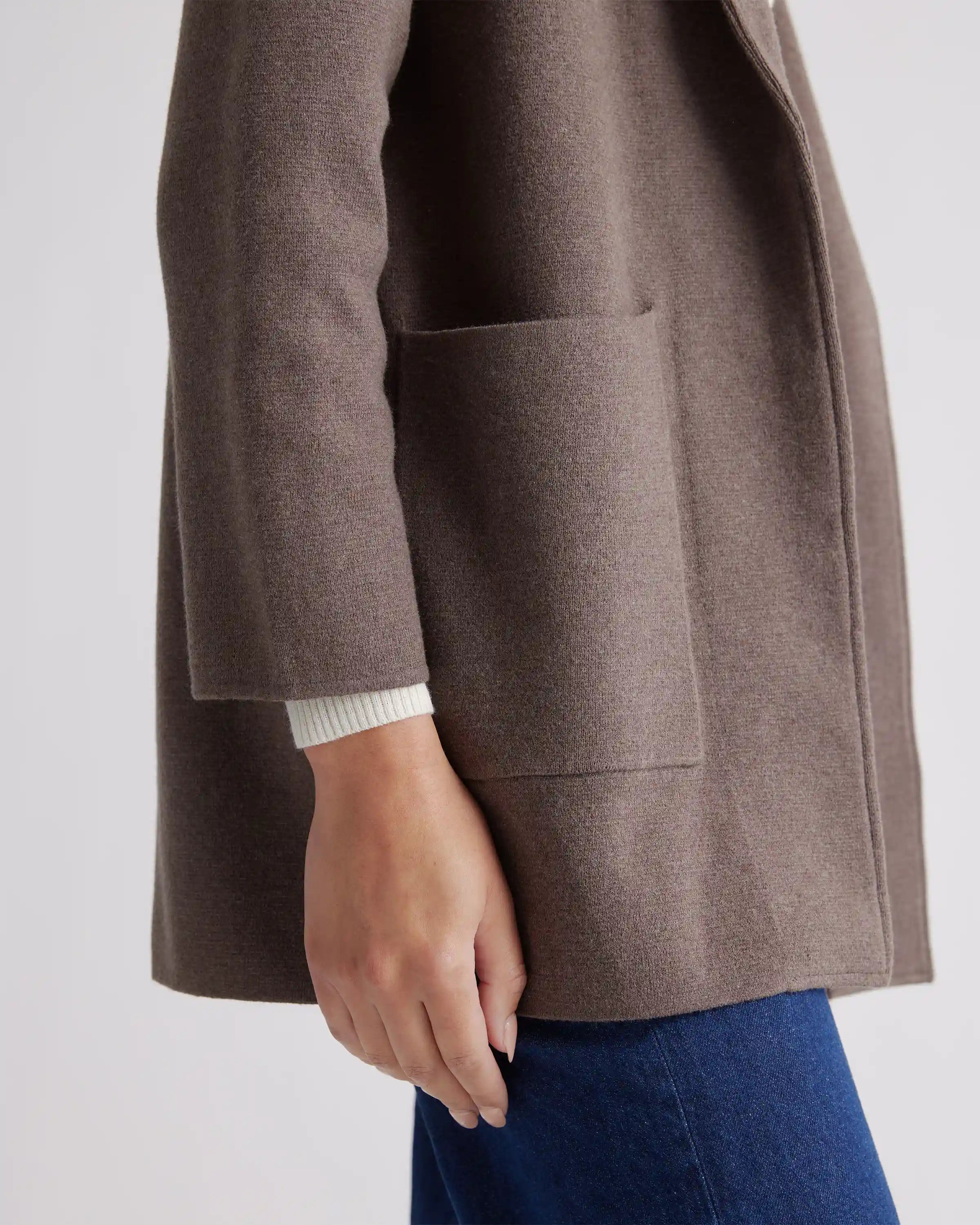 100% Organic Cotton Knit Blazer