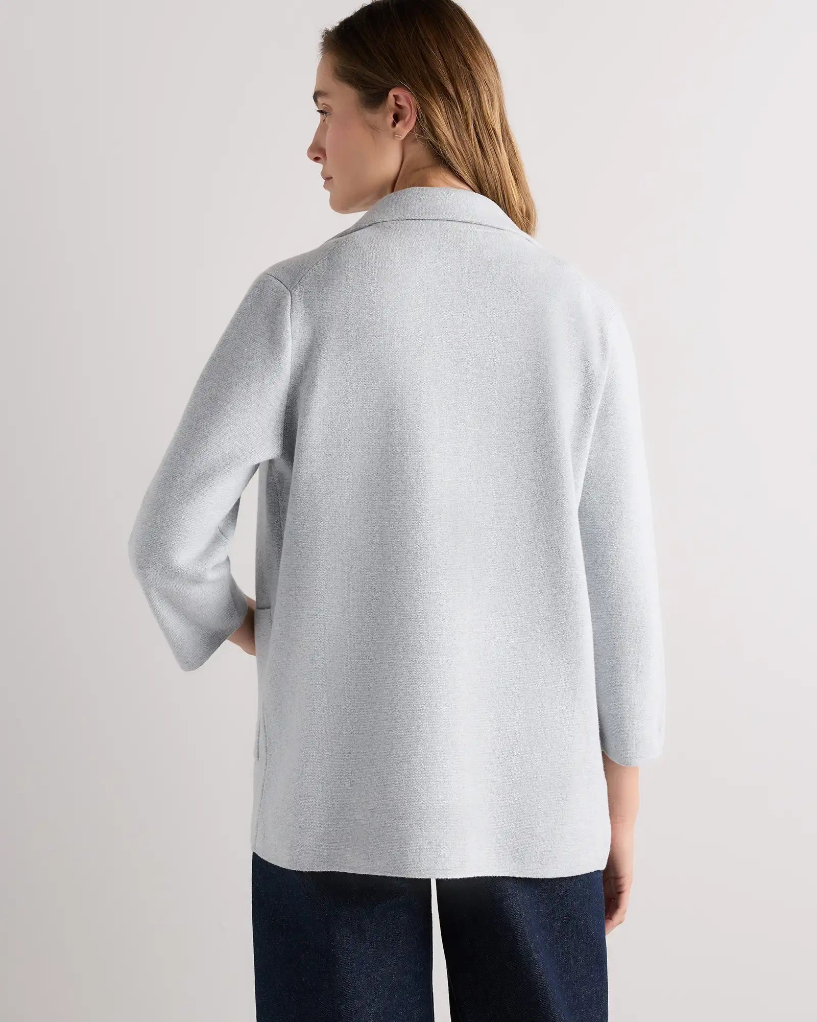 100% Organic Cotton Knit Blazer