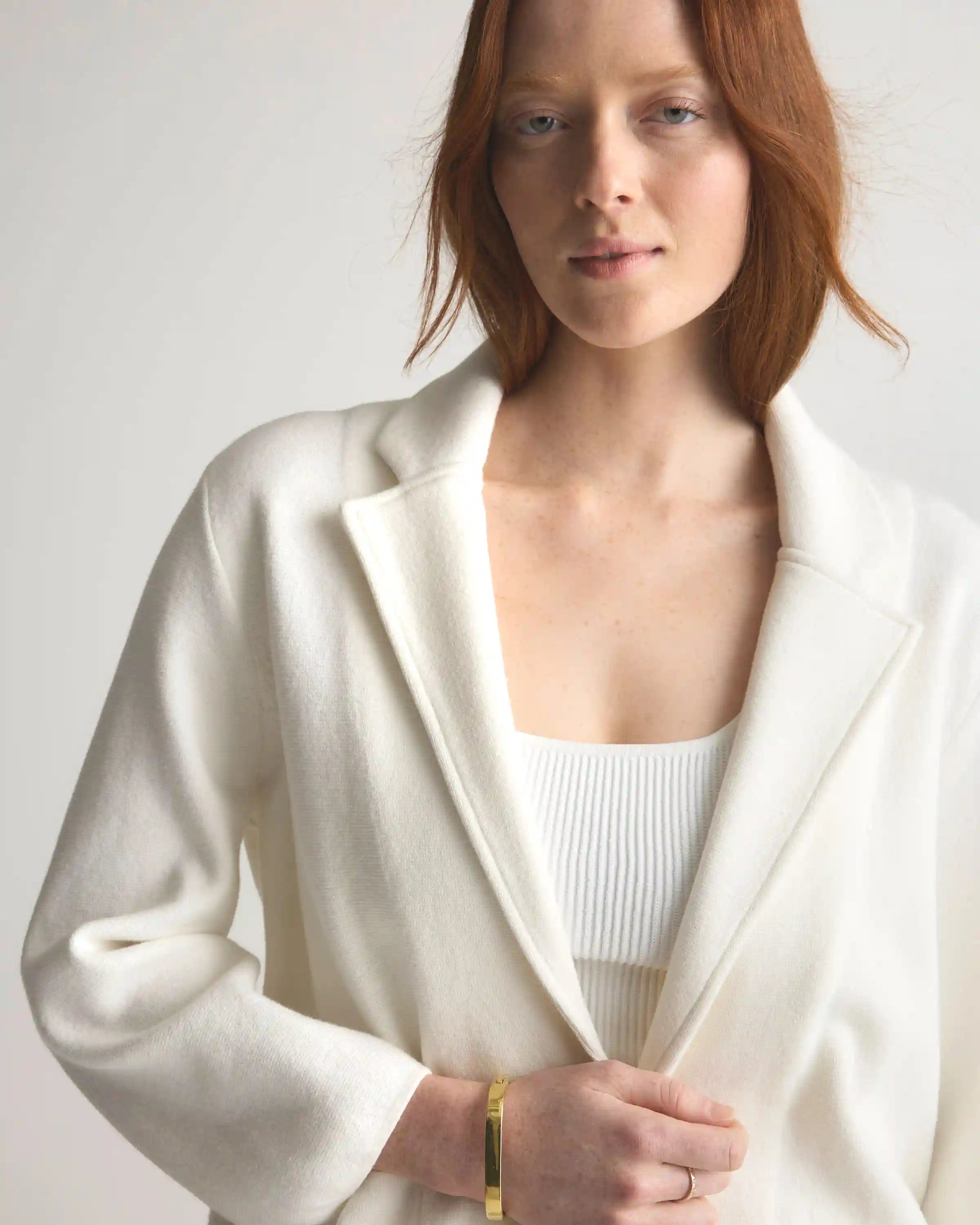 100% Organic Cotton Knit Blazer