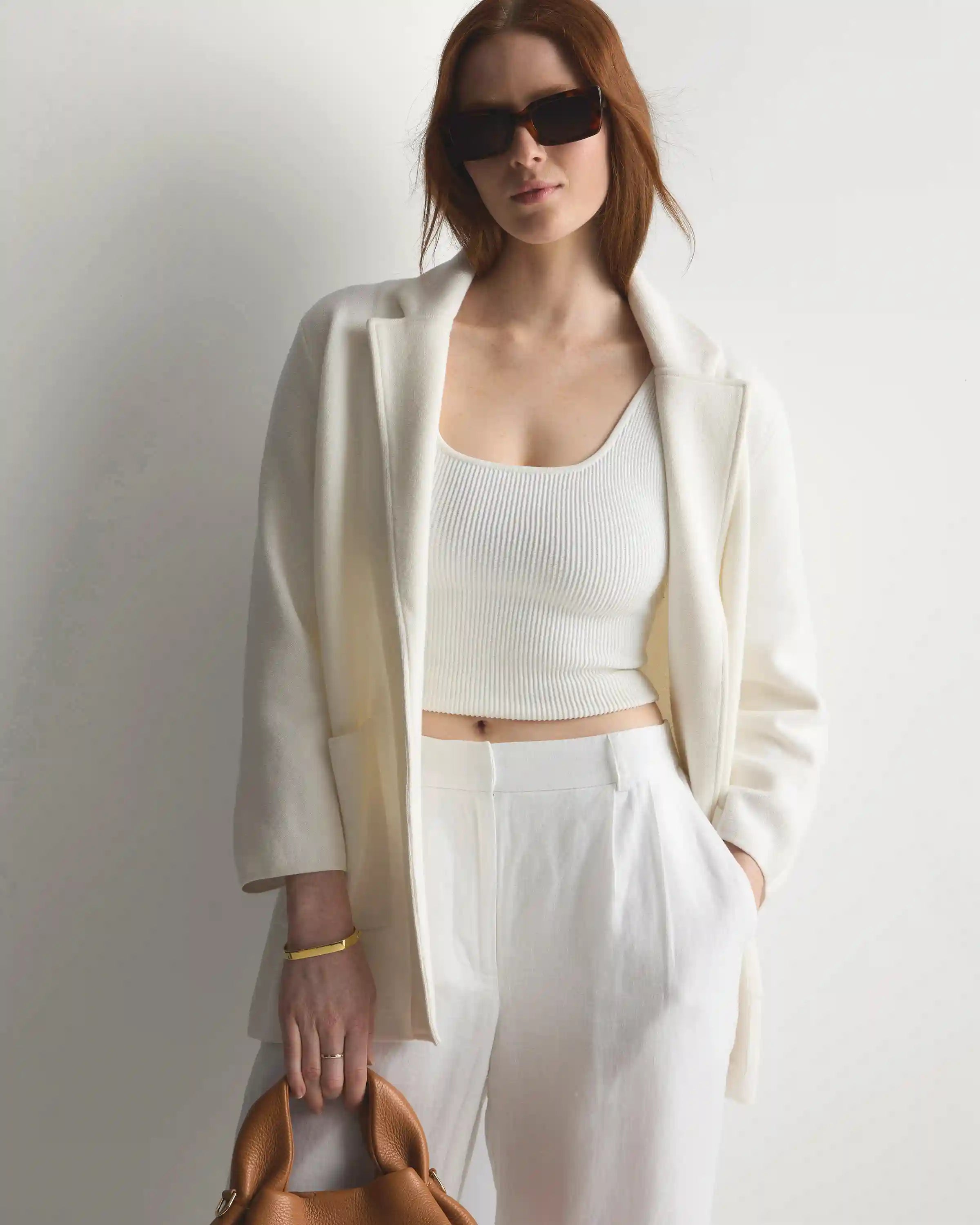 100% Organic Cotton Knit Blazer