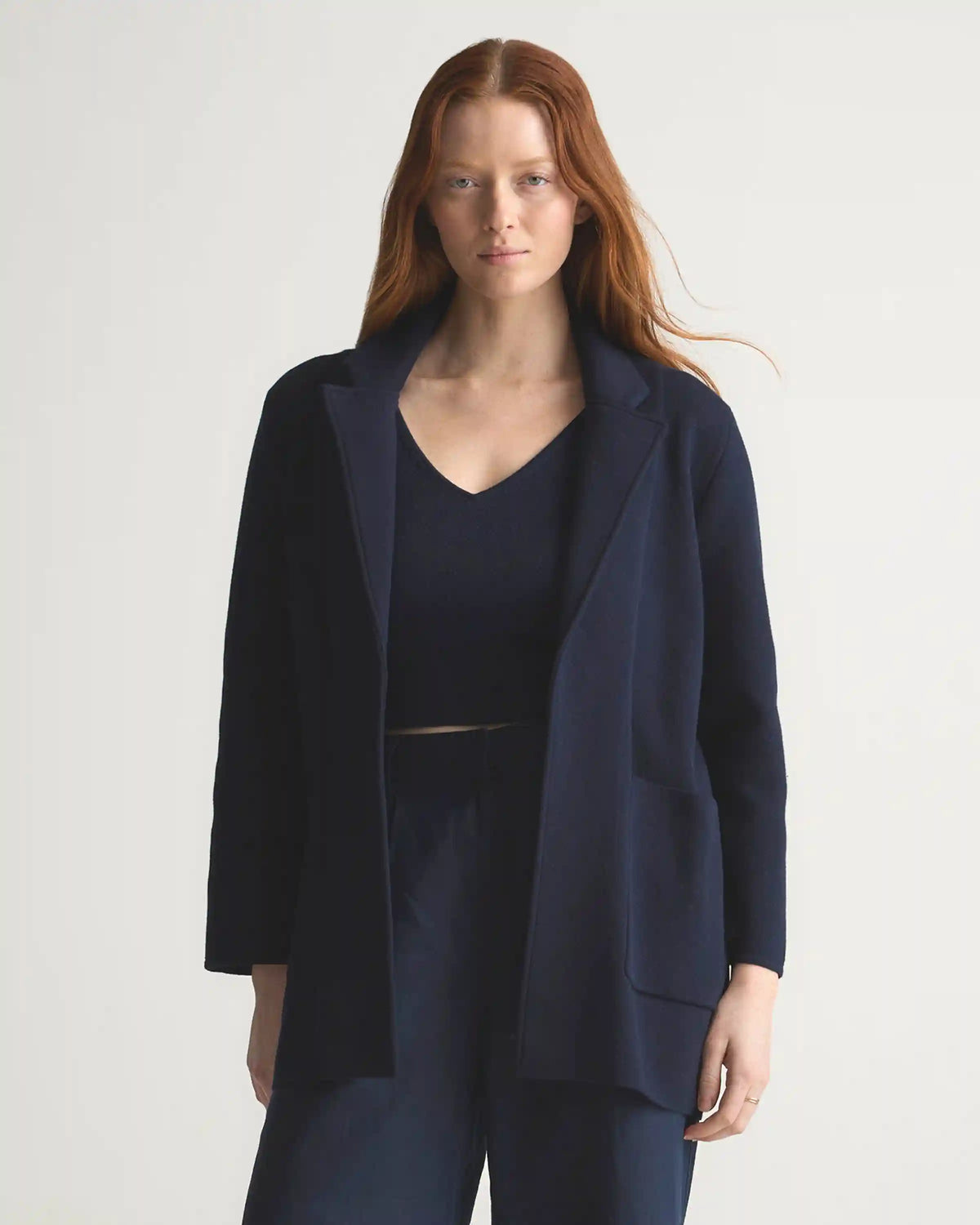 100% Organic Cotton Knit Blazer