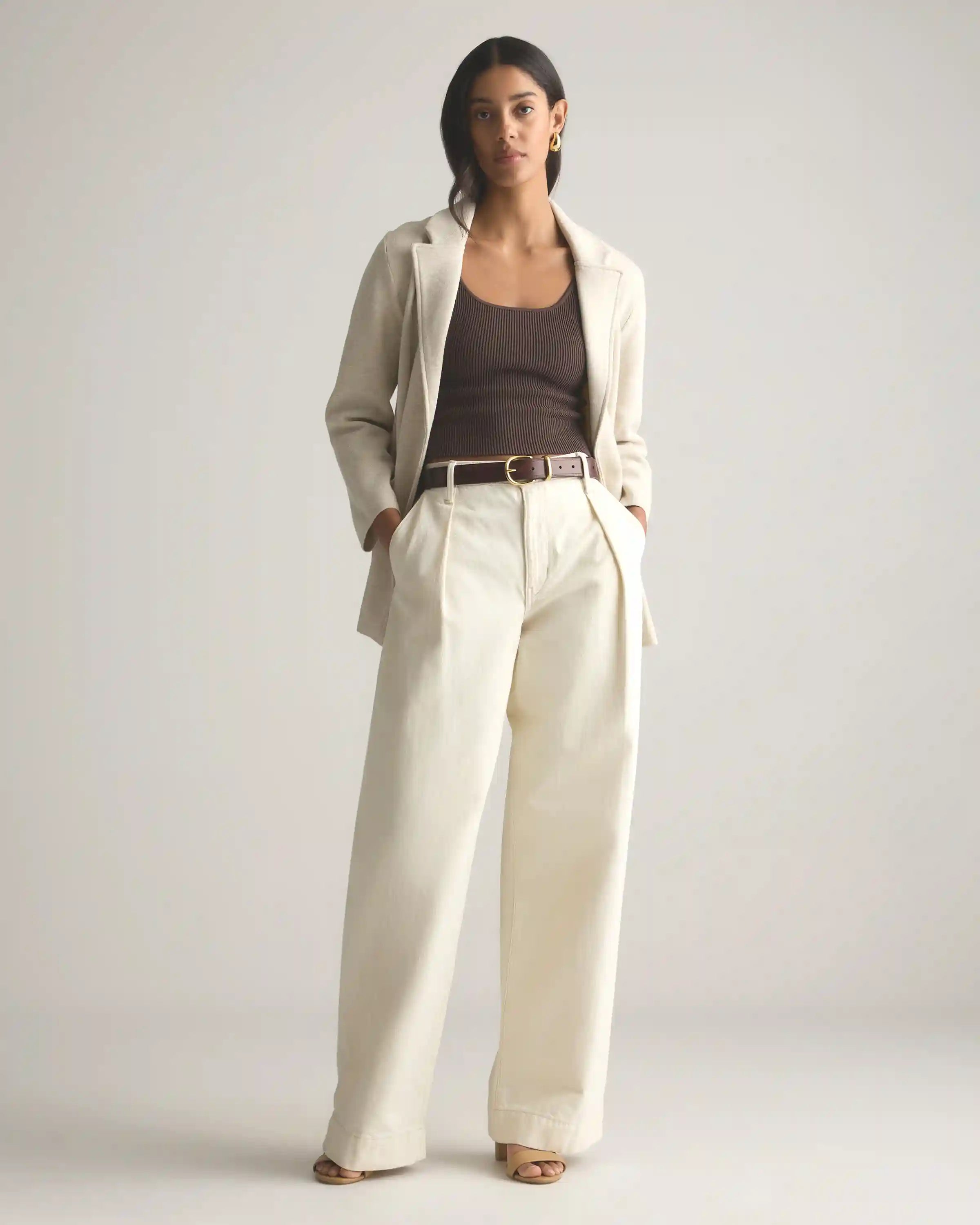 100% Organic Cotton Knit Blazer