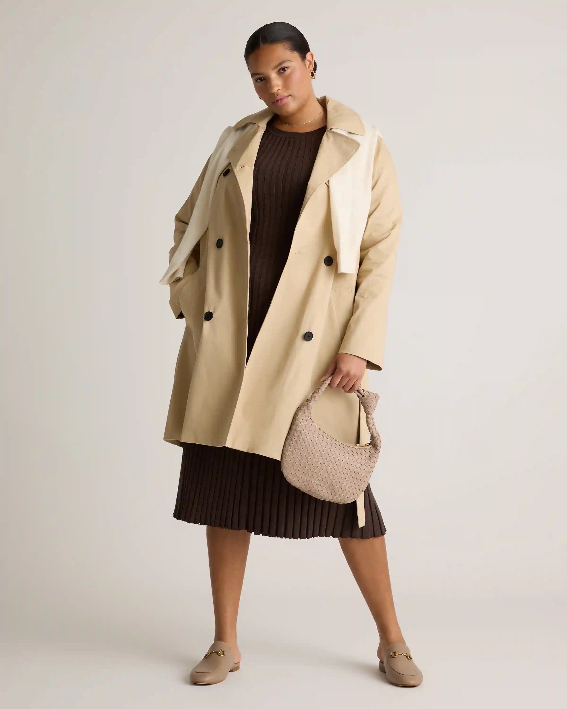 Comfort Stretch Trench Coat