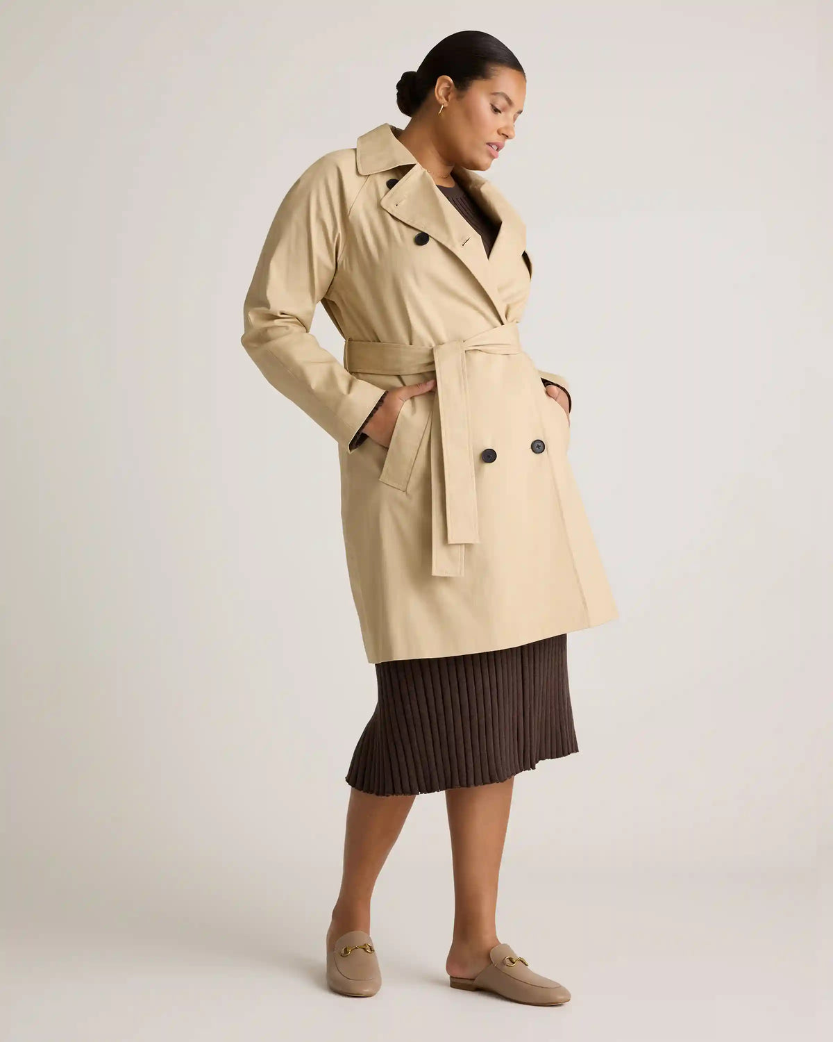 Comfort Stretch Trench Coat