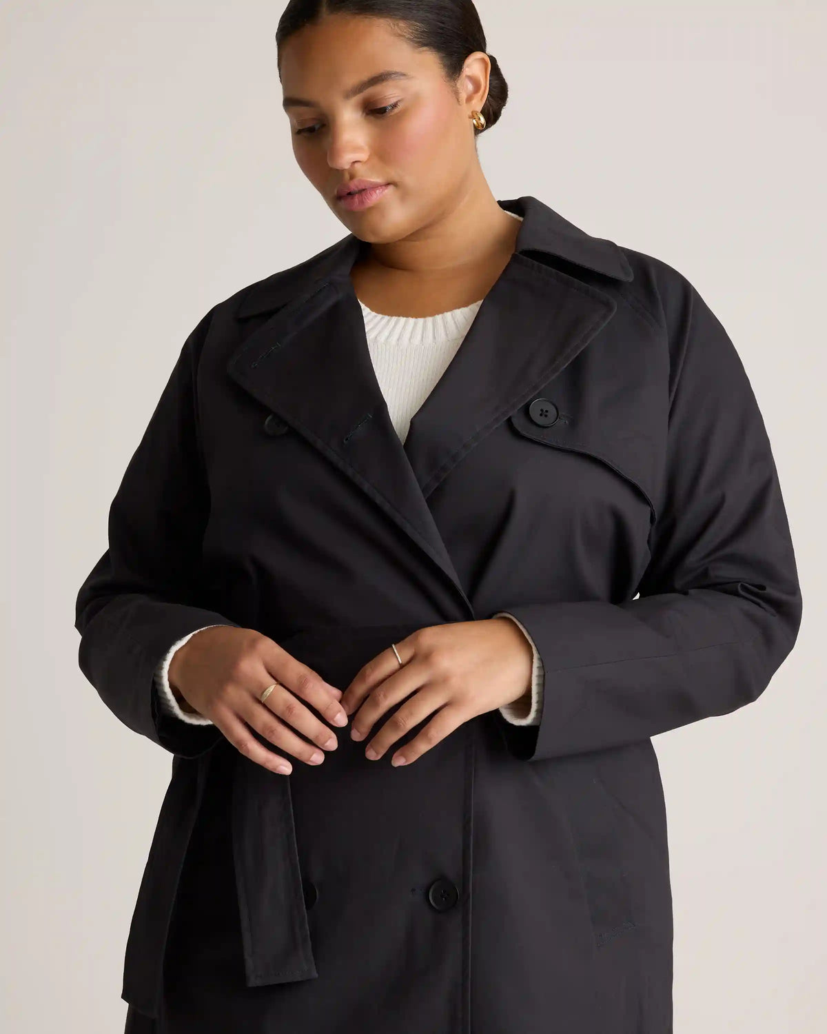 Comfort Stretch Trench Coat