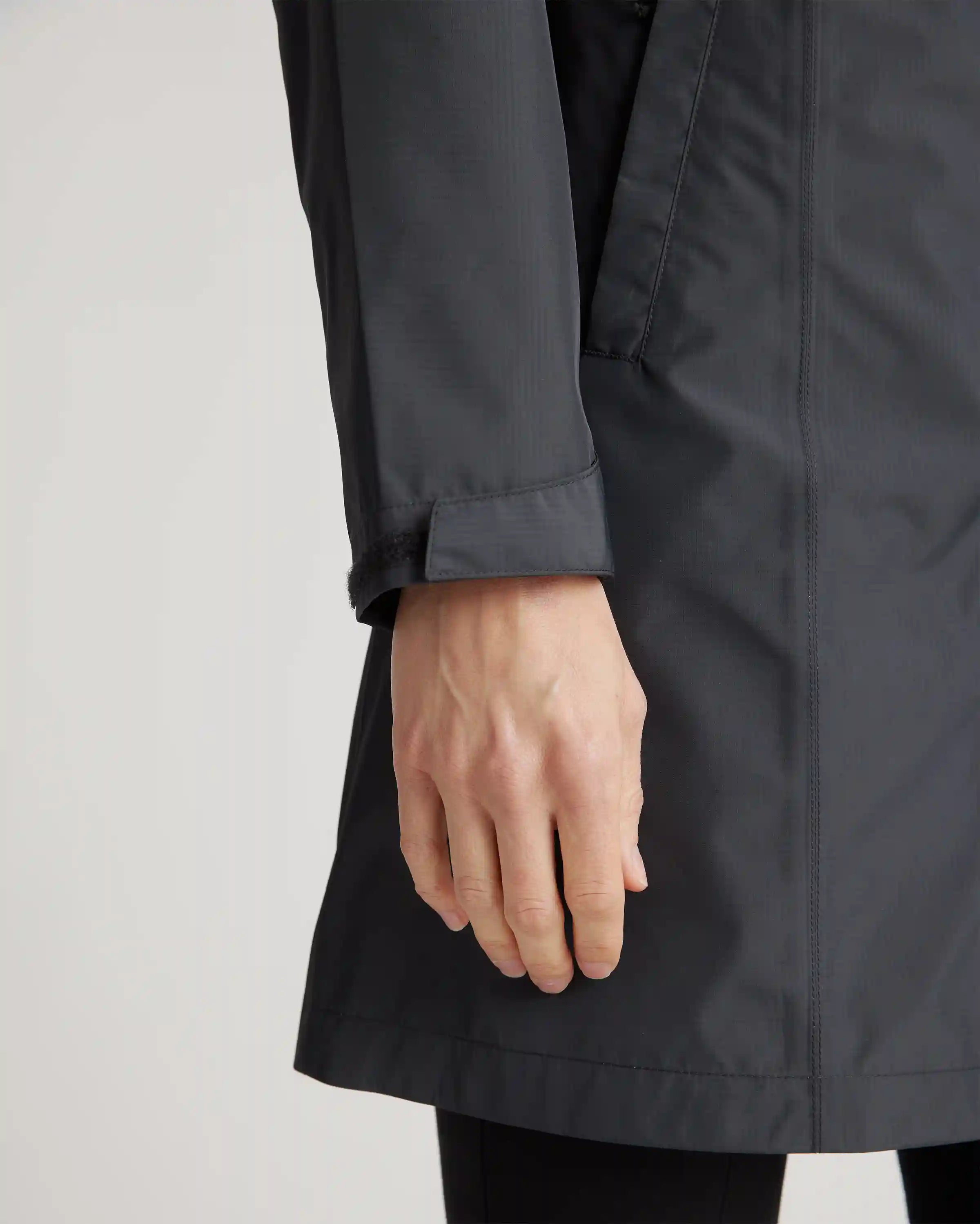 Weather Proof Long Rain Shell Jacket