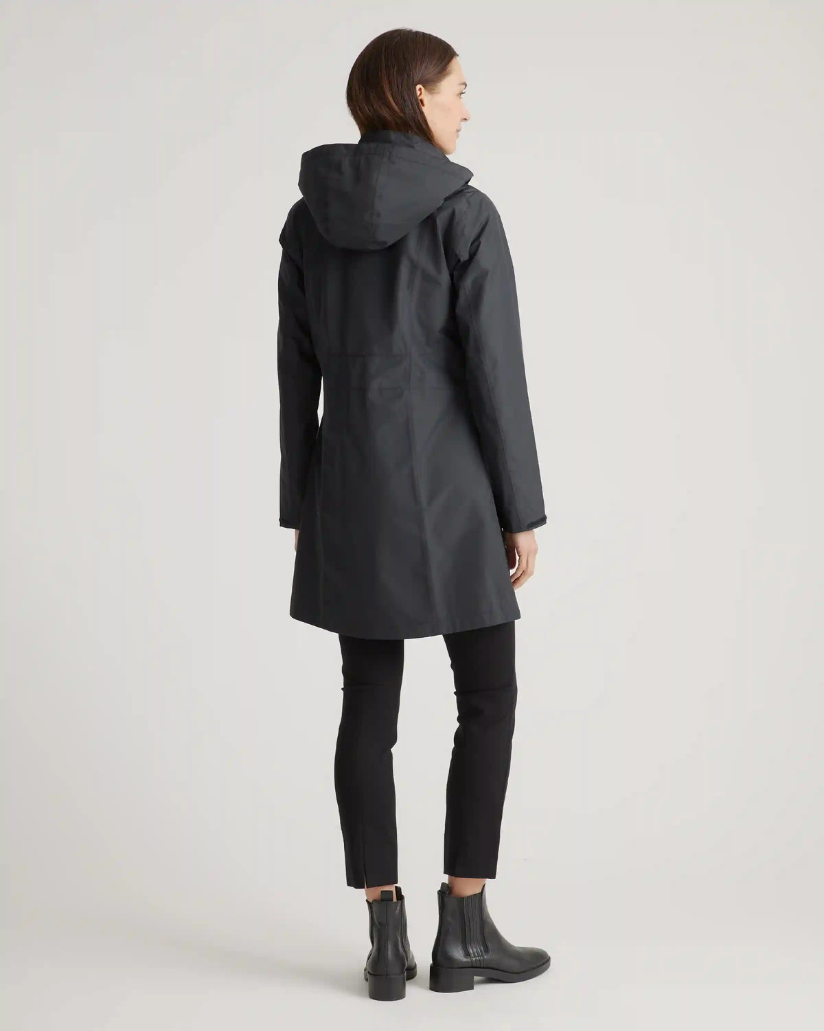 Weather Proof Long Rain Shell Jacket