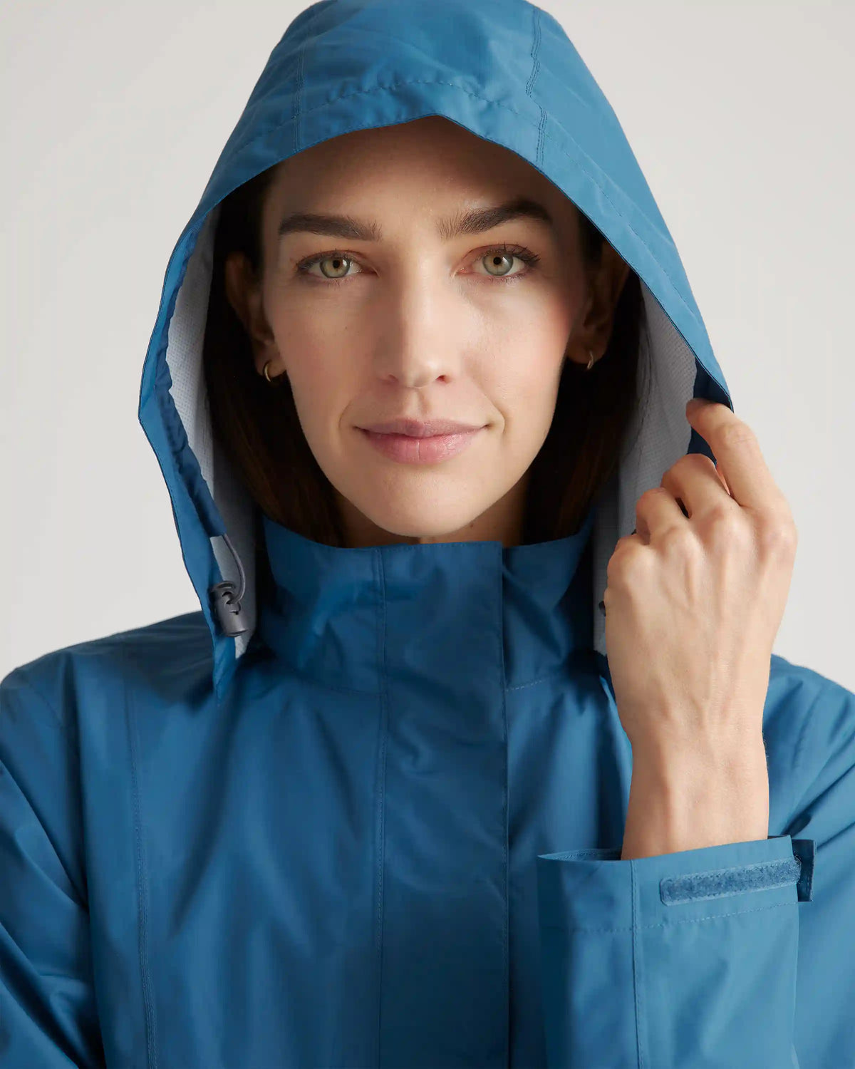 Weather Proof Long Rain Shell Jacket