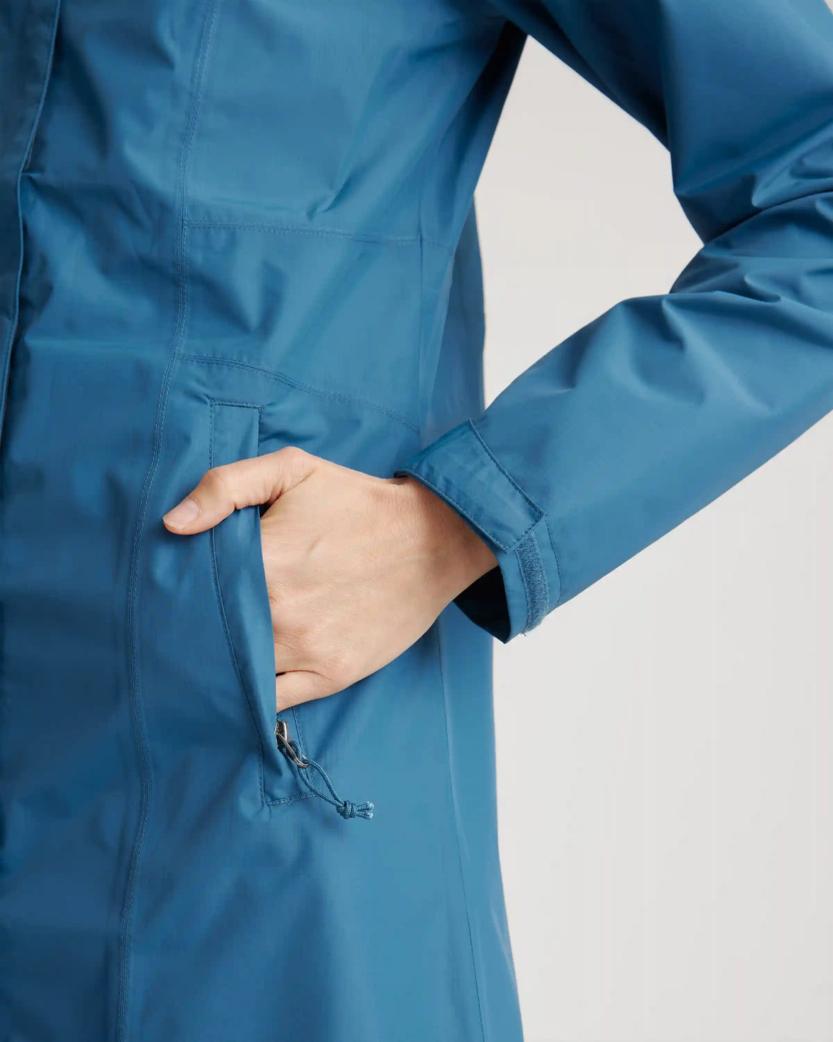 Weather Proof Long Rain Shell Jacket