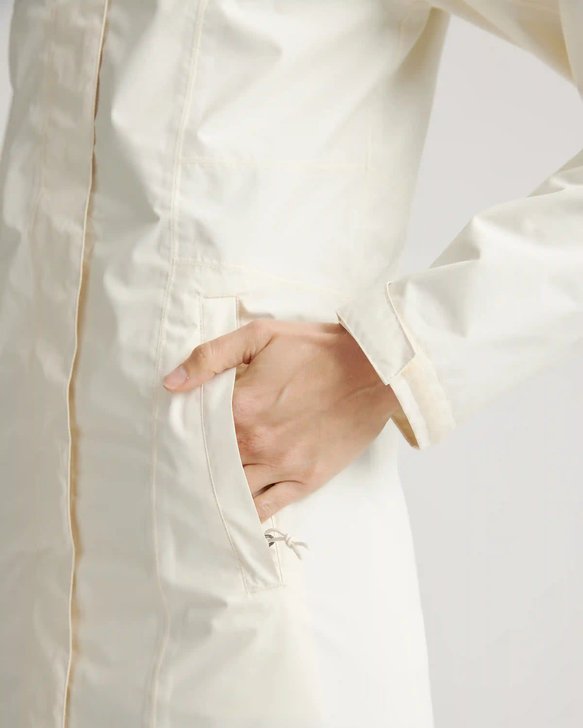 Weather Proof Long Rain Shell Jacket