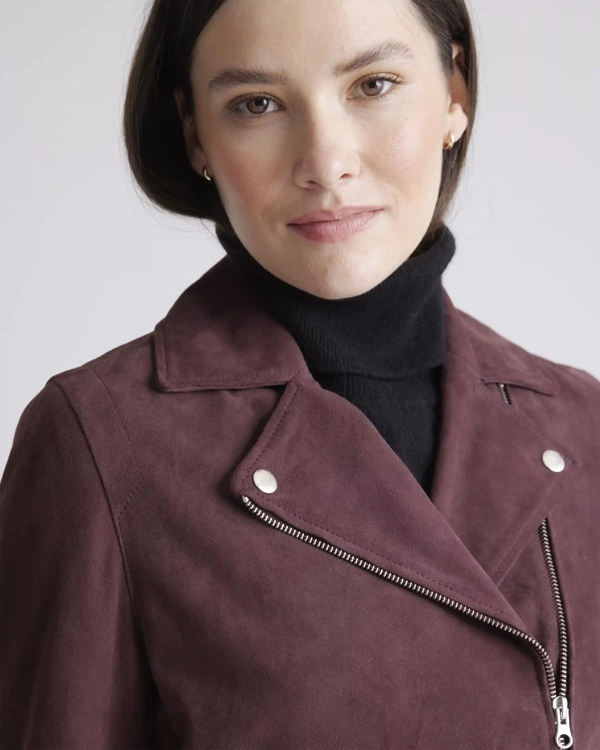 100% Suede Biker Jacket