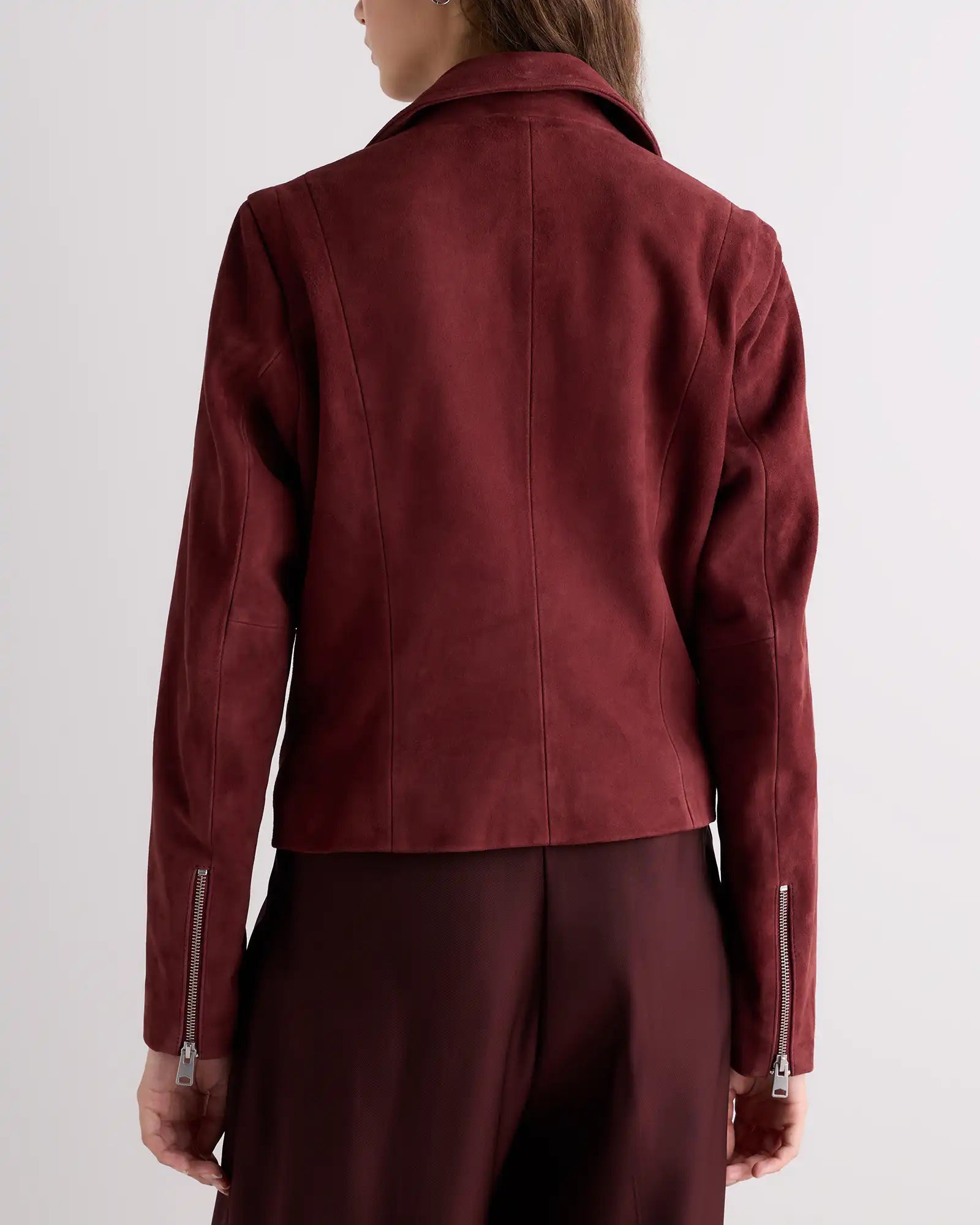 100% Suede Biker Jacket