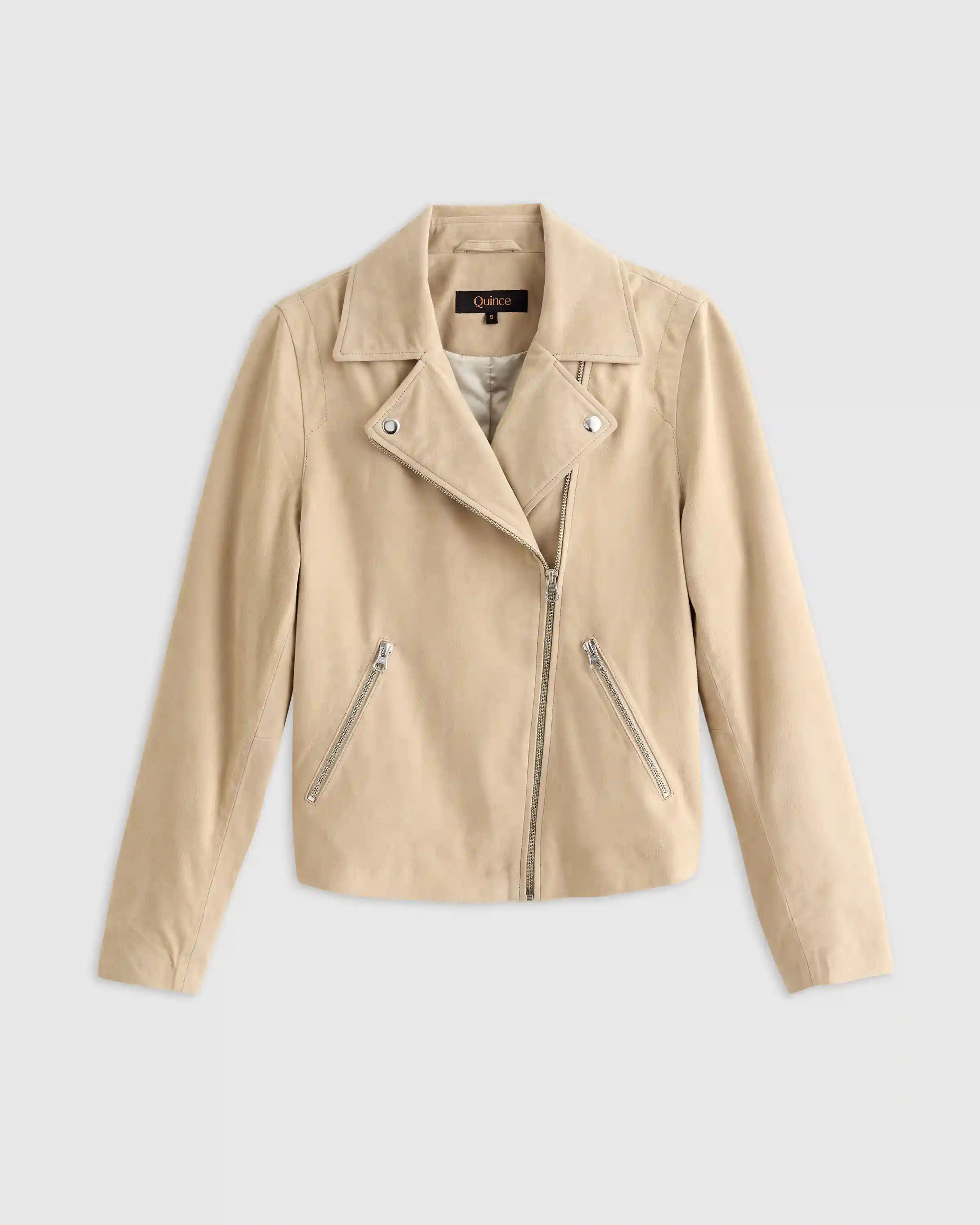 100% Suede Biker Jacket