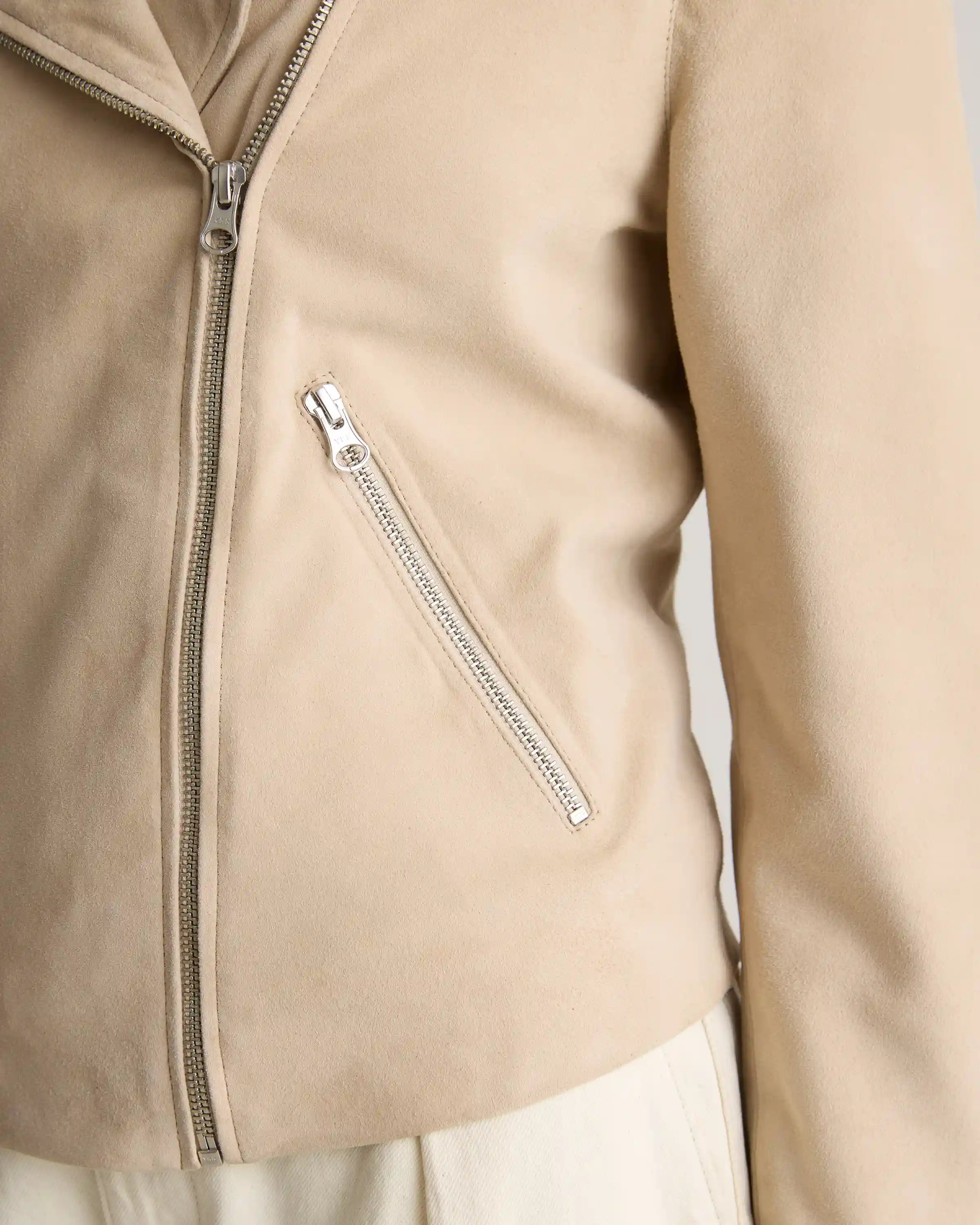 100% Suede Biker Jacket