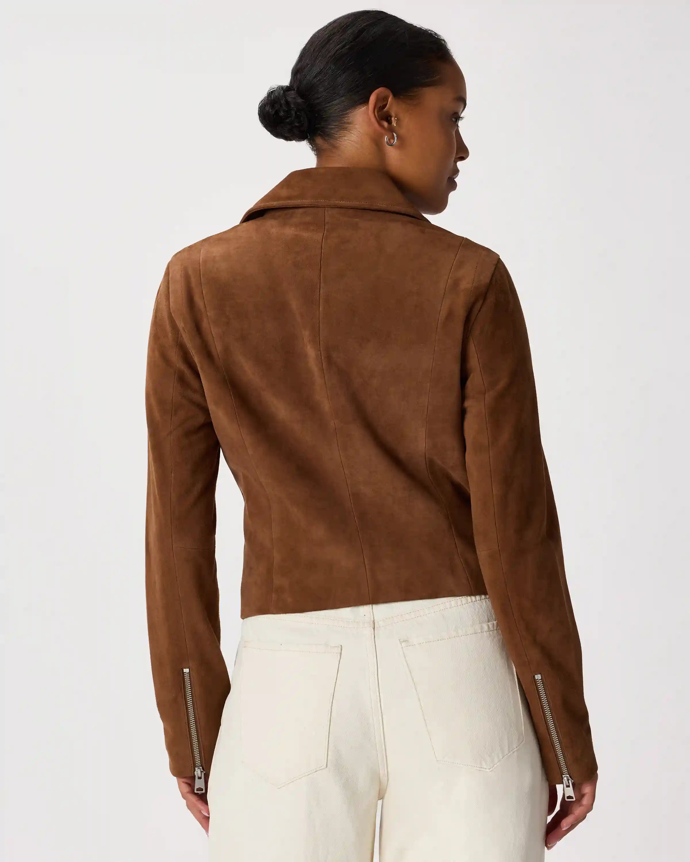 100% Suede Biker Jacket