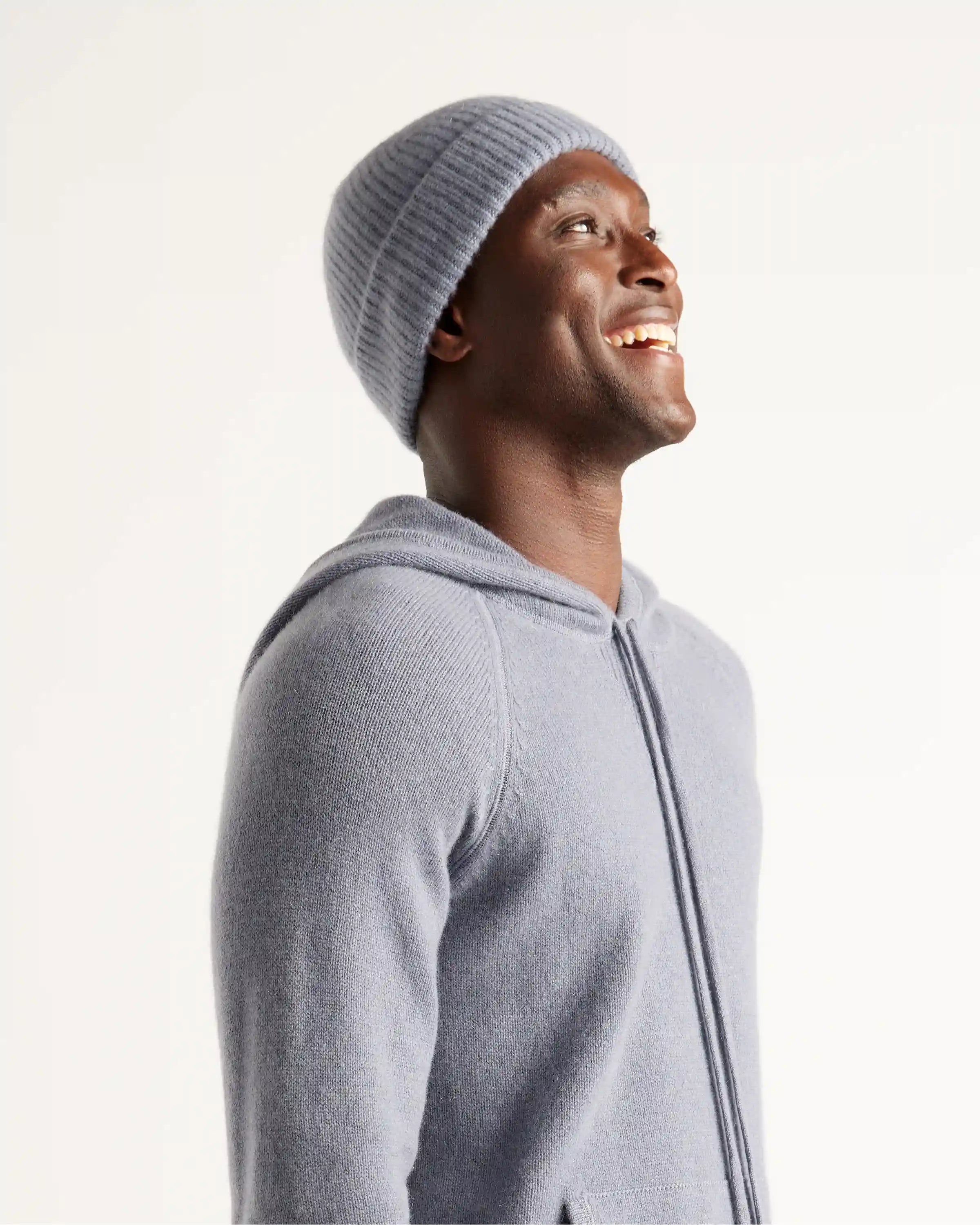 Mongolian Cashmere Ribbed Beanie