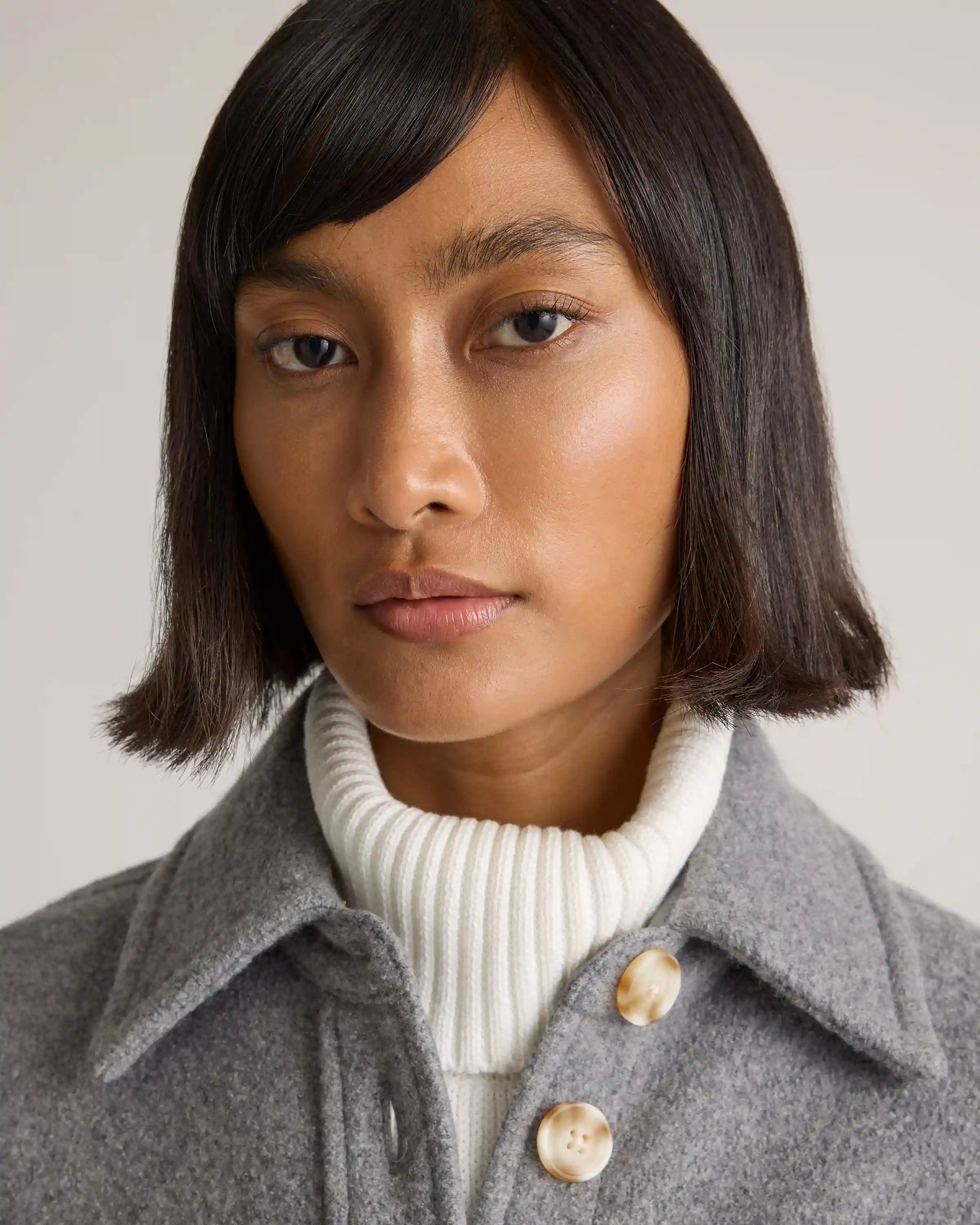 100% Merino Wool Shirt Jacket