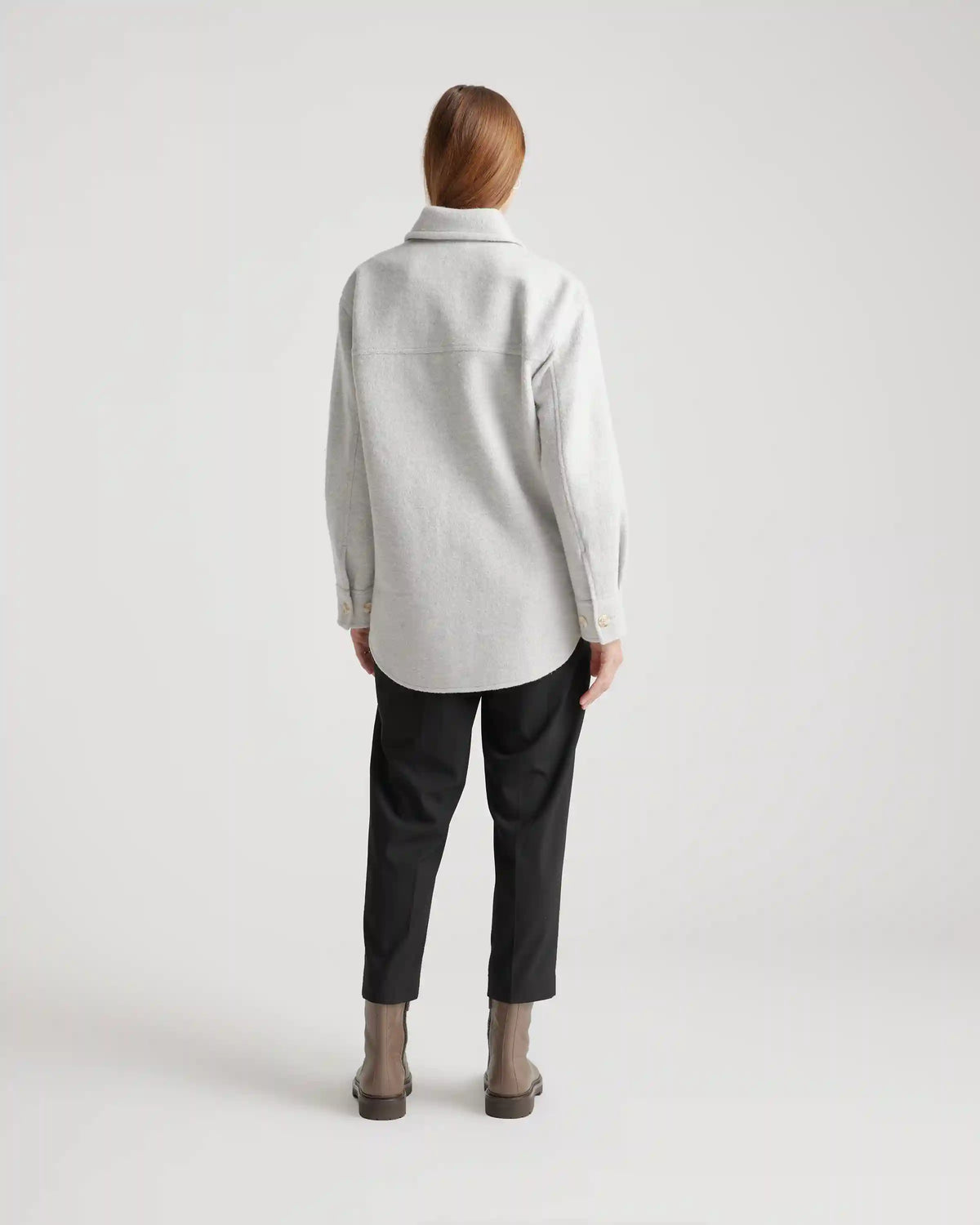 100% Merino Wool Shirt Jacket