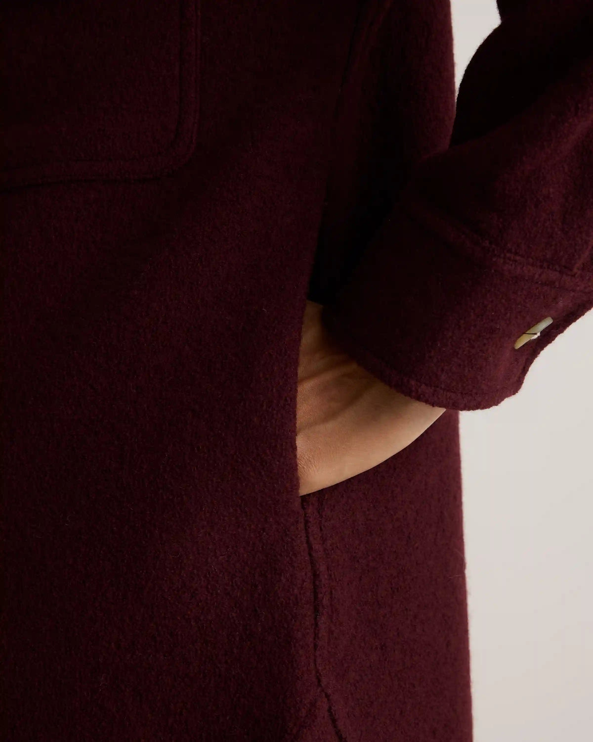 100% Merino Wool Shirt Jacket