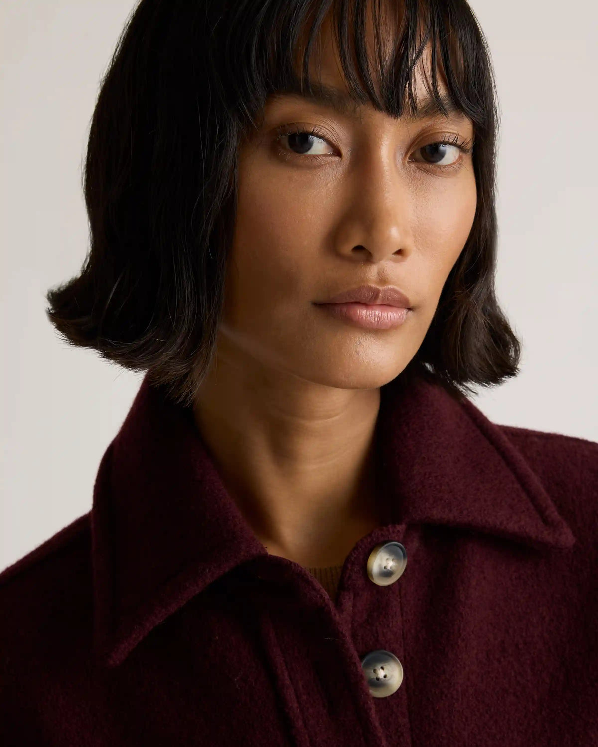 100% Merino Wool Shirt Jacket
