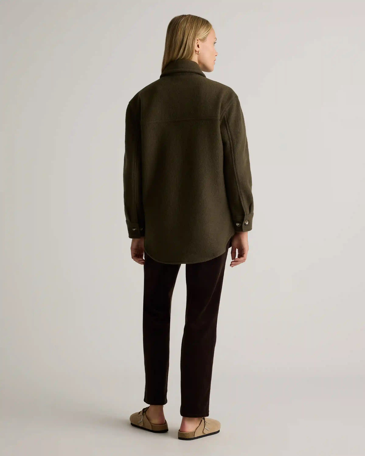 100% Merino Wool Shirt Jacket
