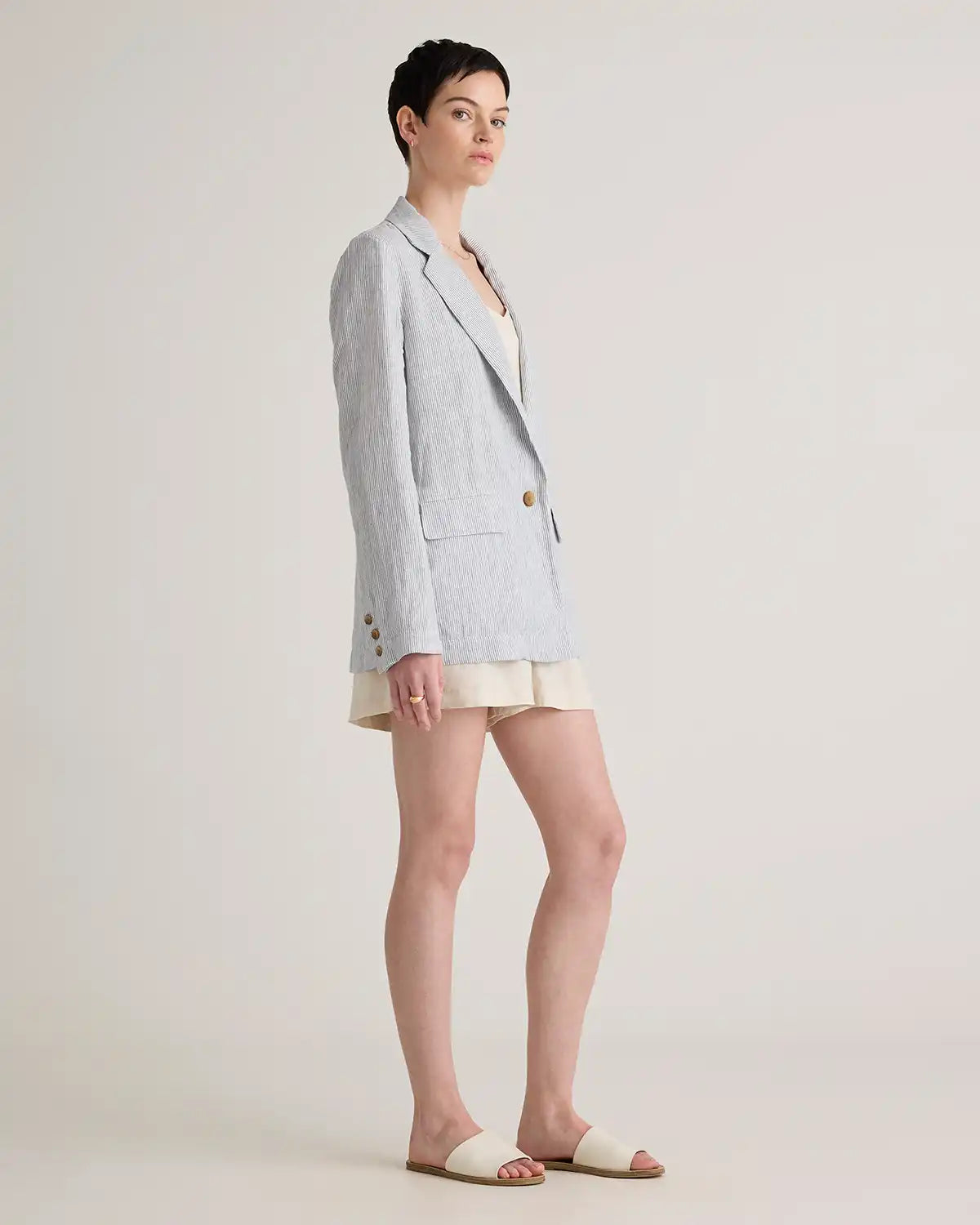 100% European Linen Blazer
