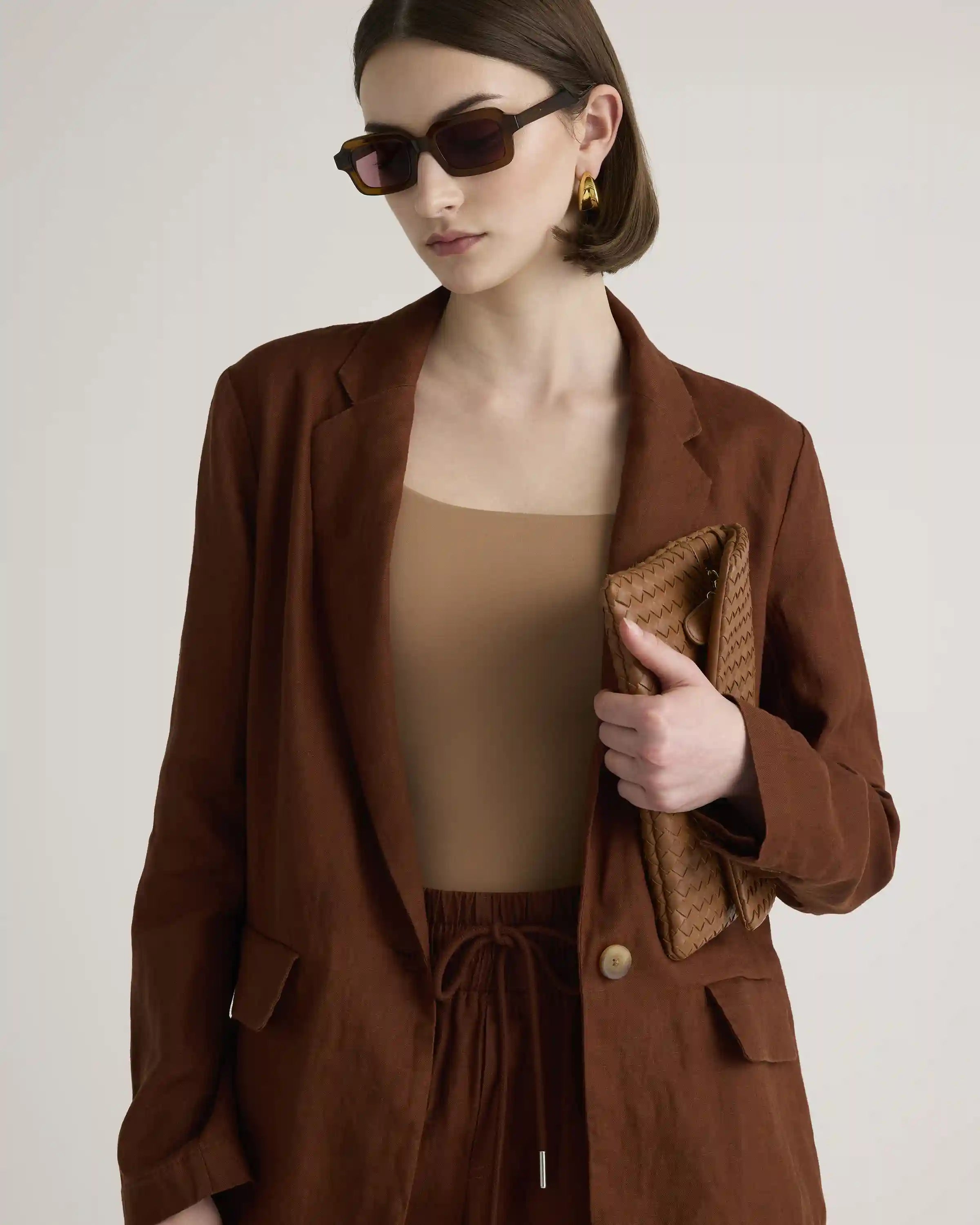 100% European Linen Blazer