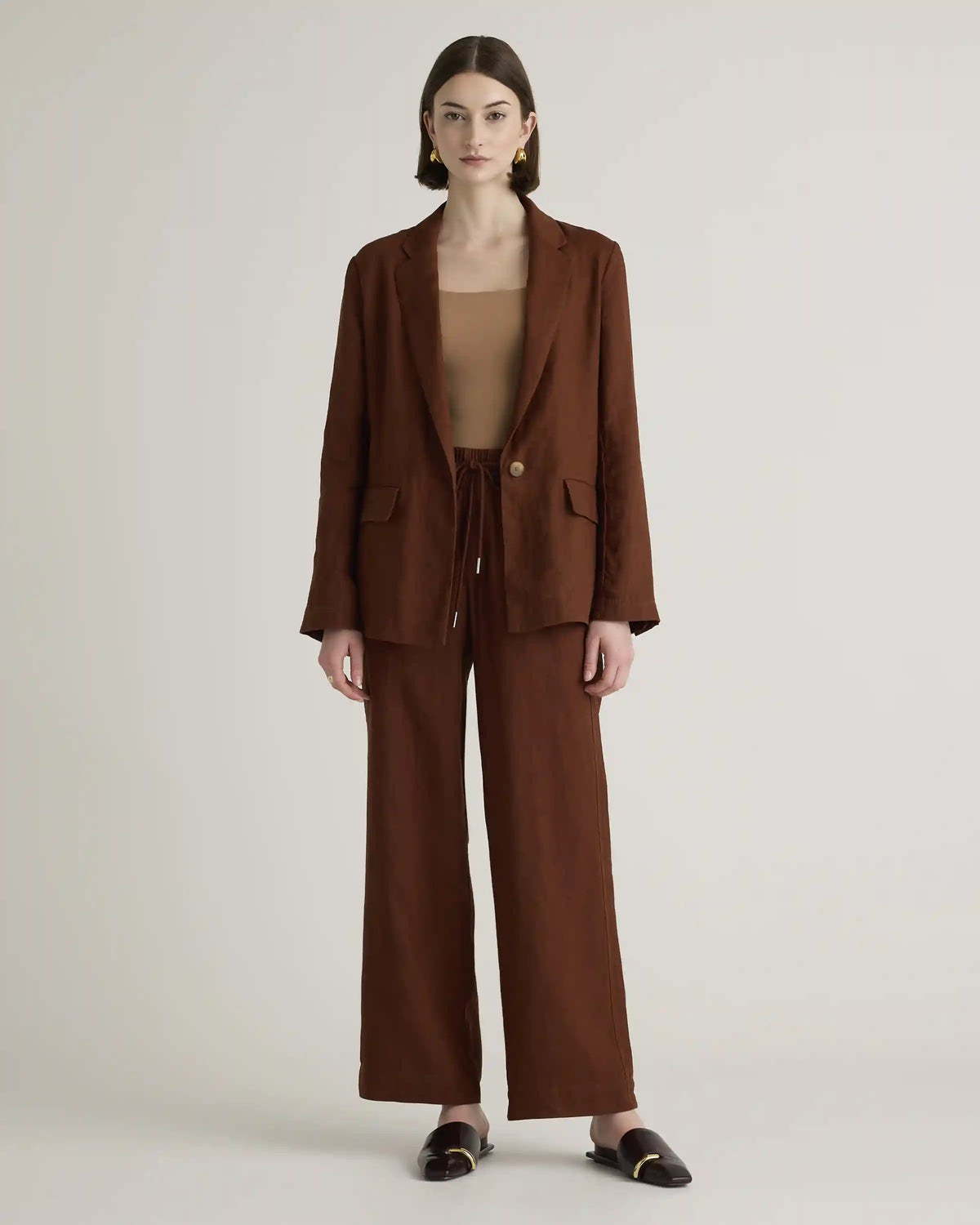 100% European Linen Blazer