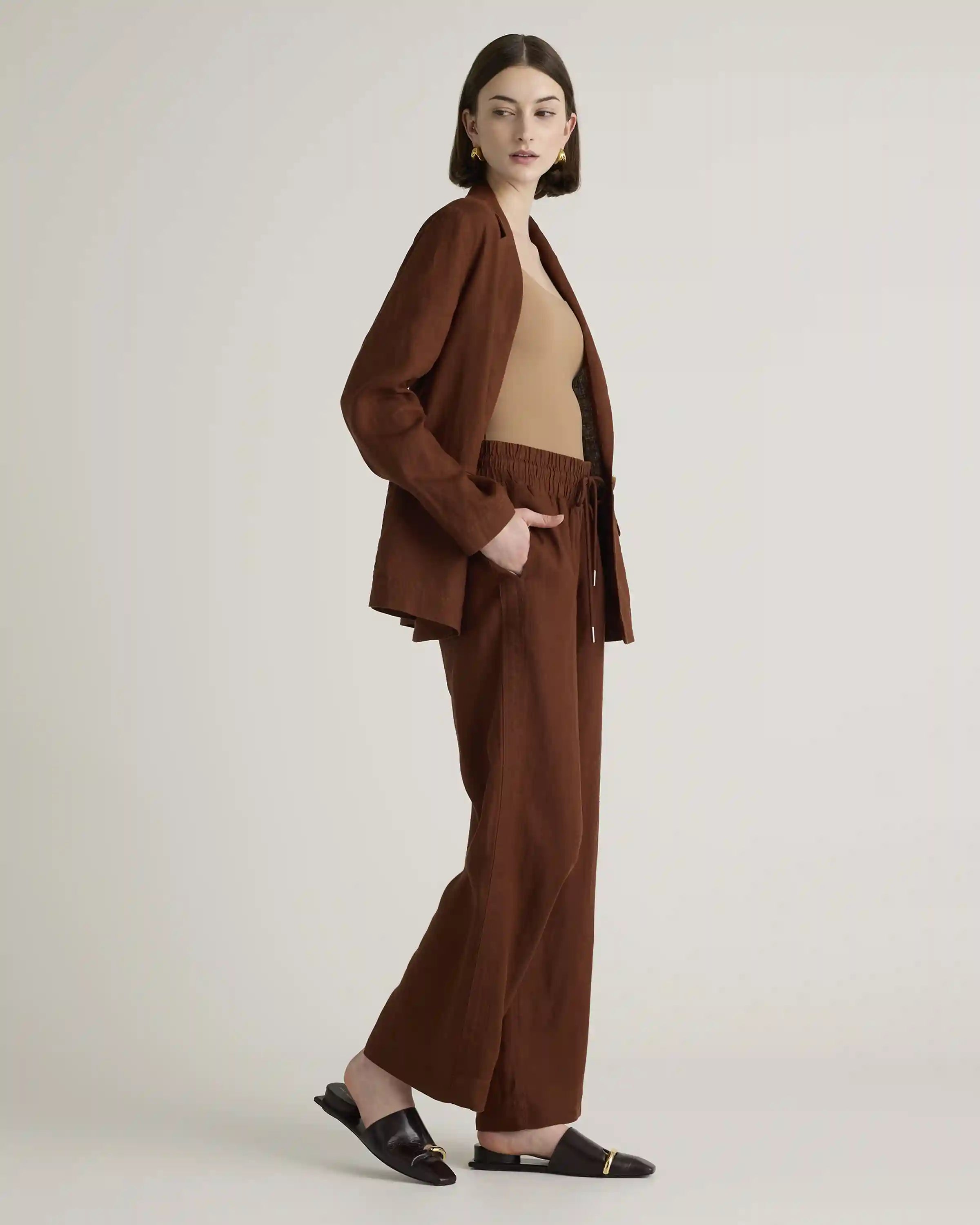 100% European Linen Blazer