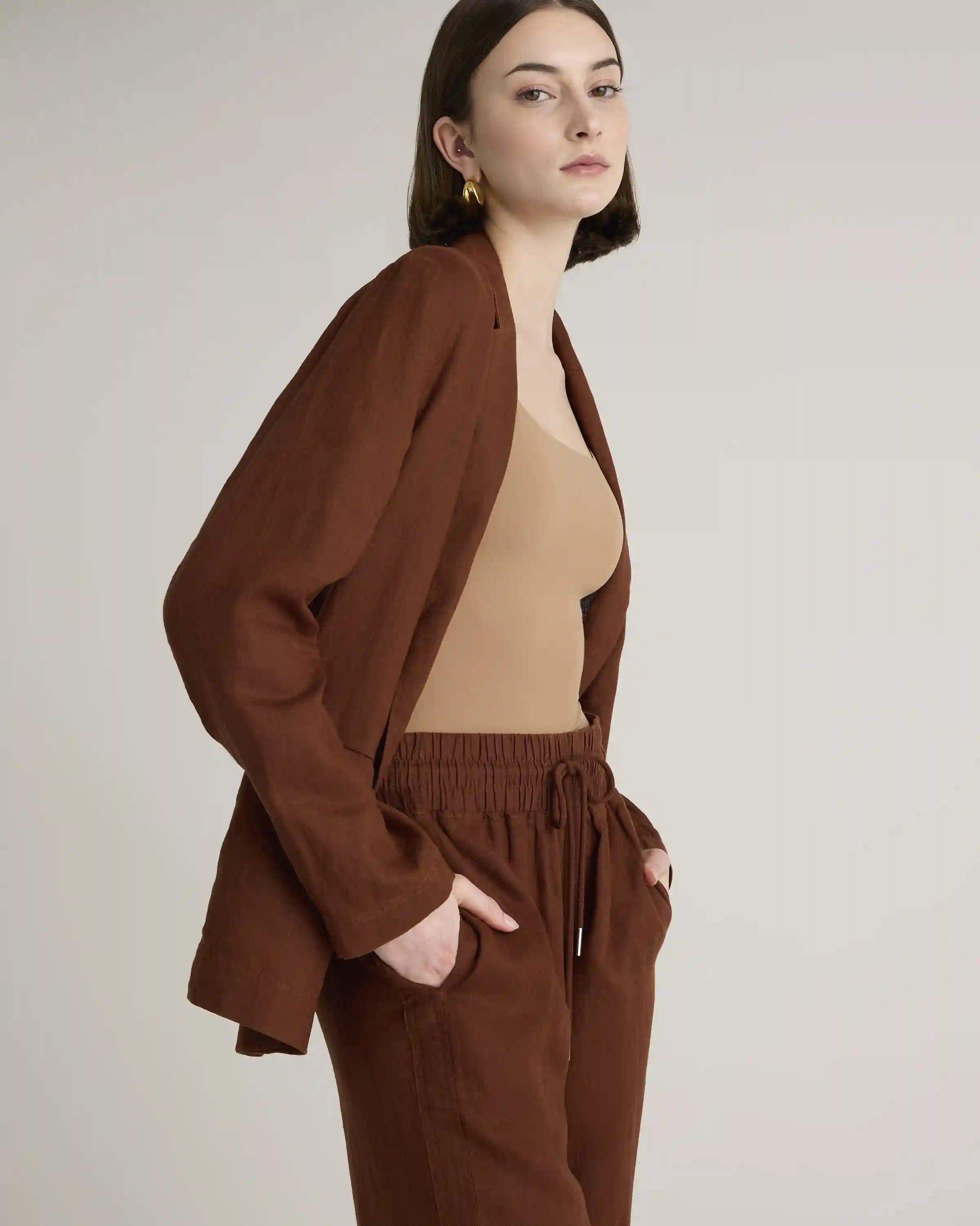 100% European Linen Blazer