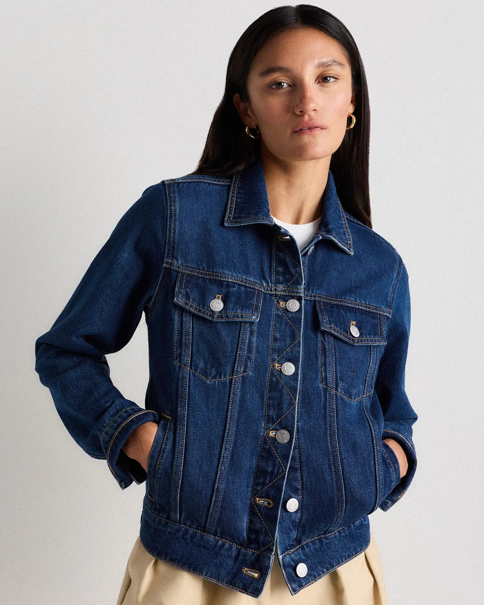 100% Organic Cotton Denim Jacket