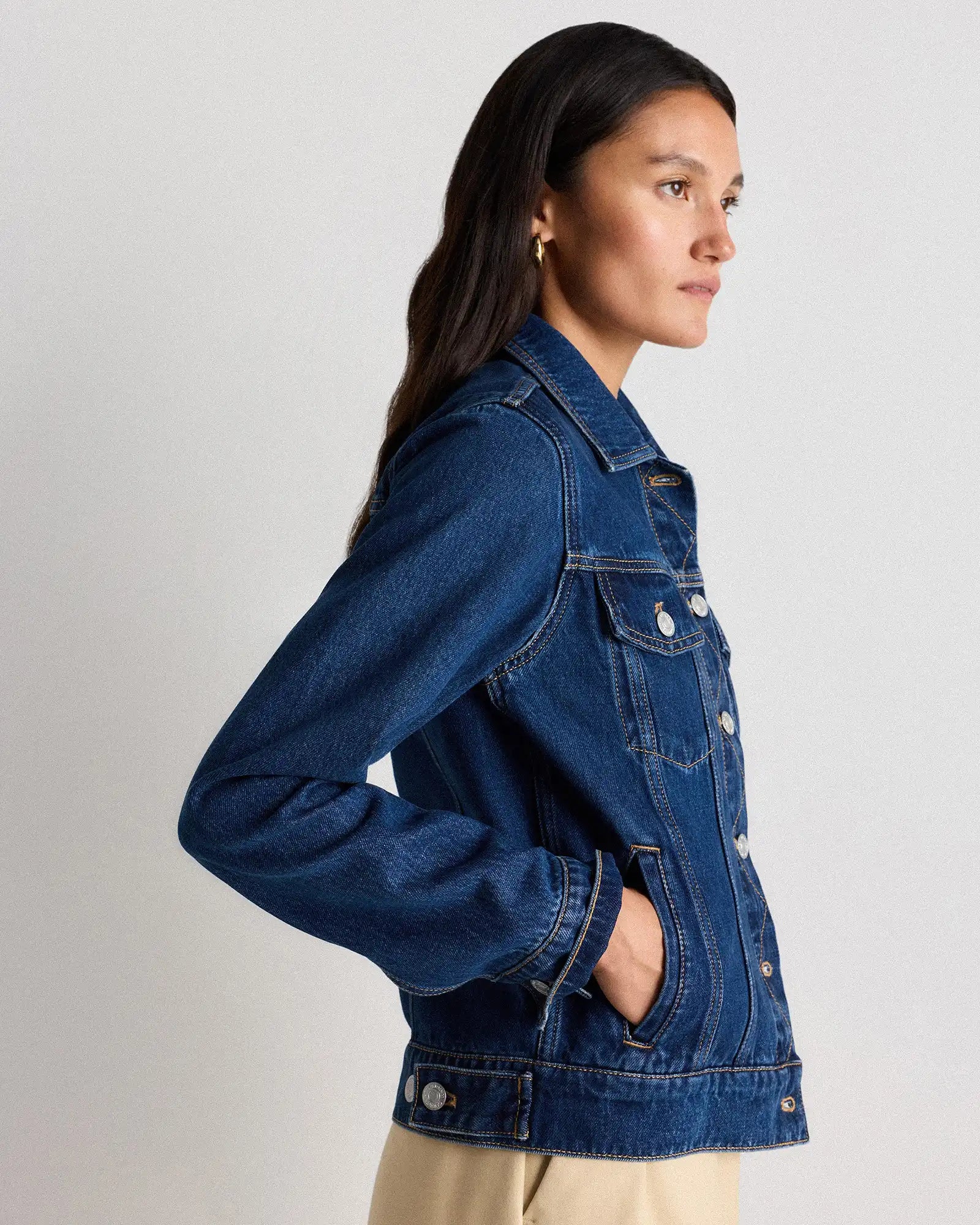 100% Organic Cotton Denim Jacket