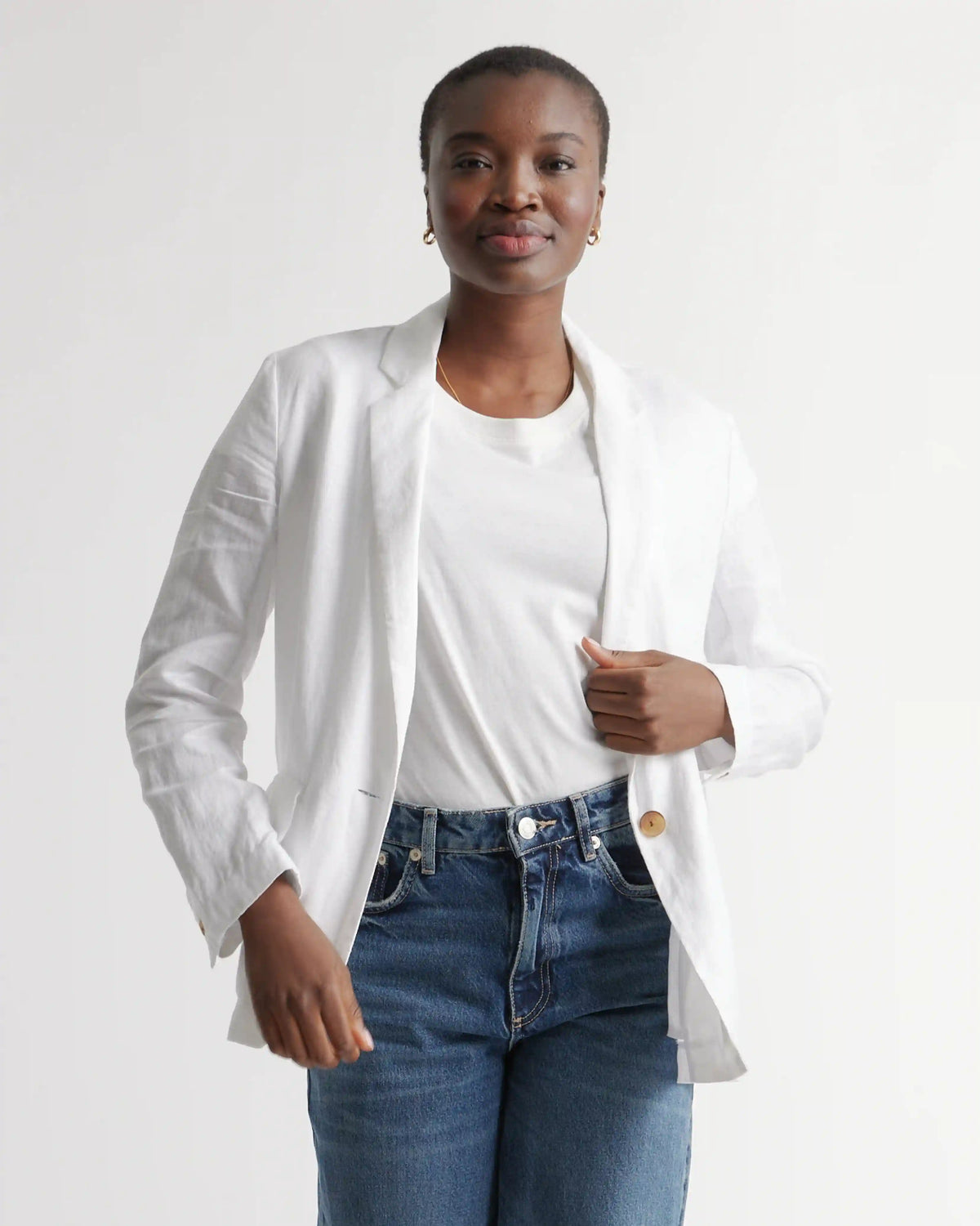 100% European Linen Blazer