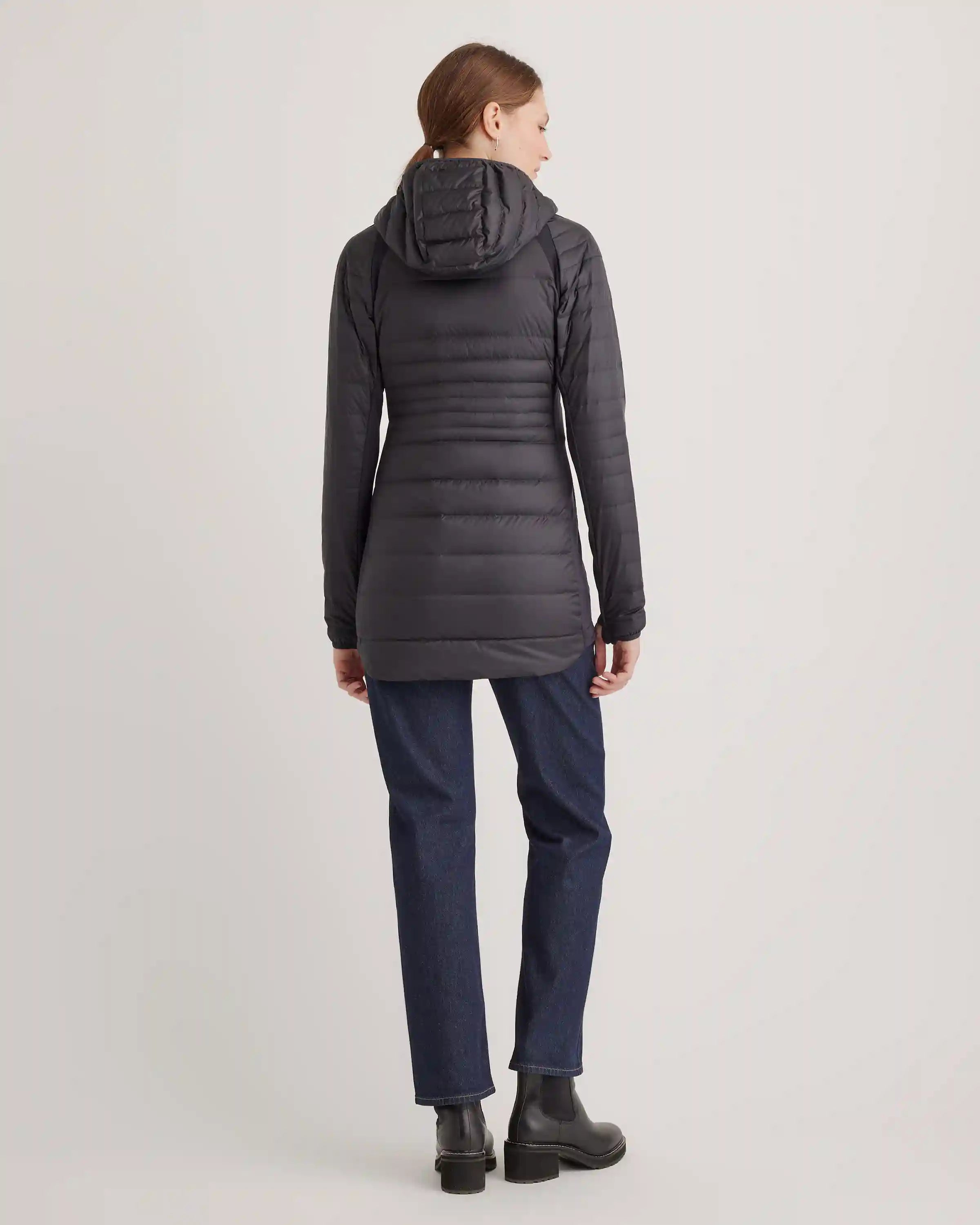 Lightweight Down Packable Long Puffer Jacket
