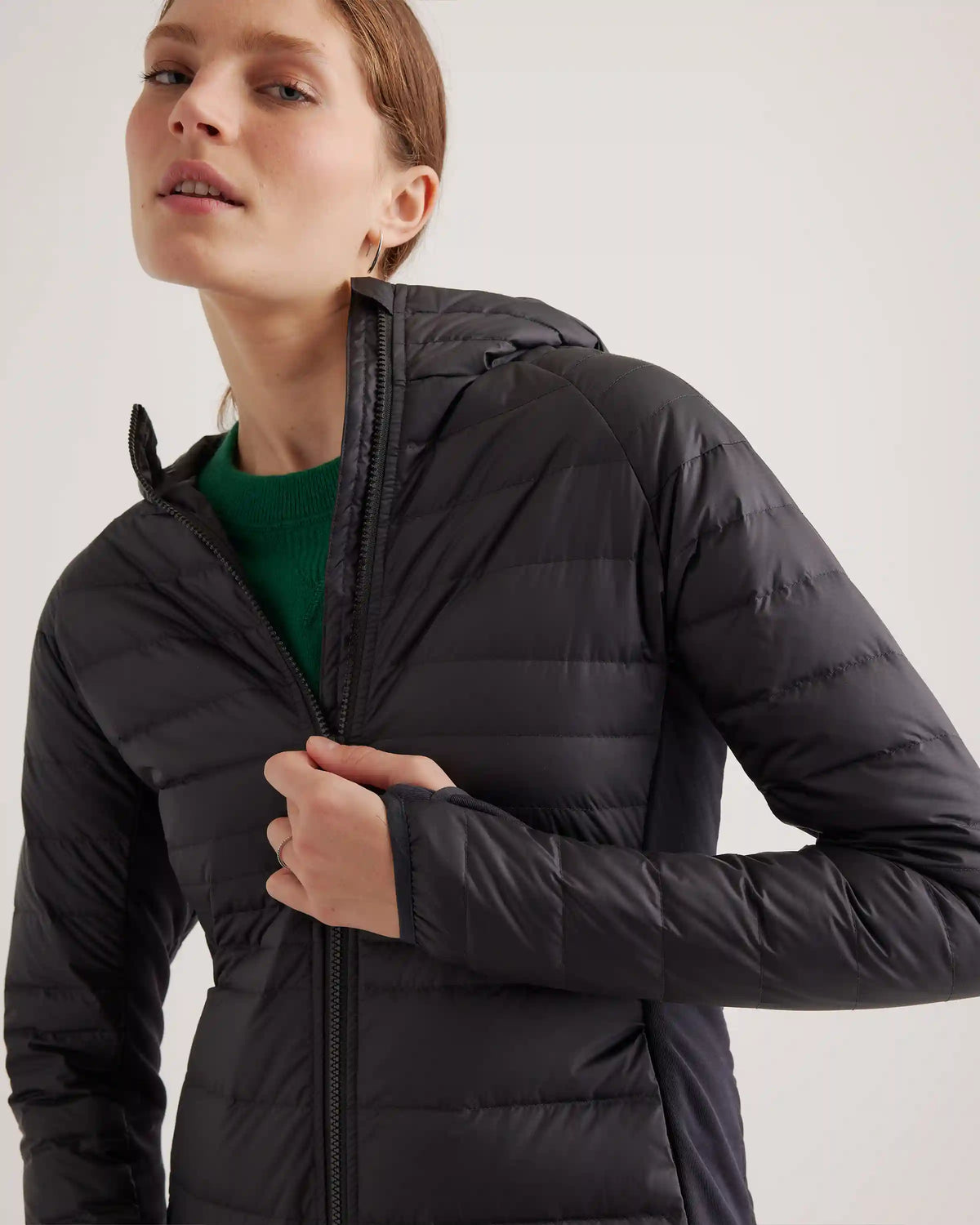 Lightweight Down Packable Long Puffer Jacket