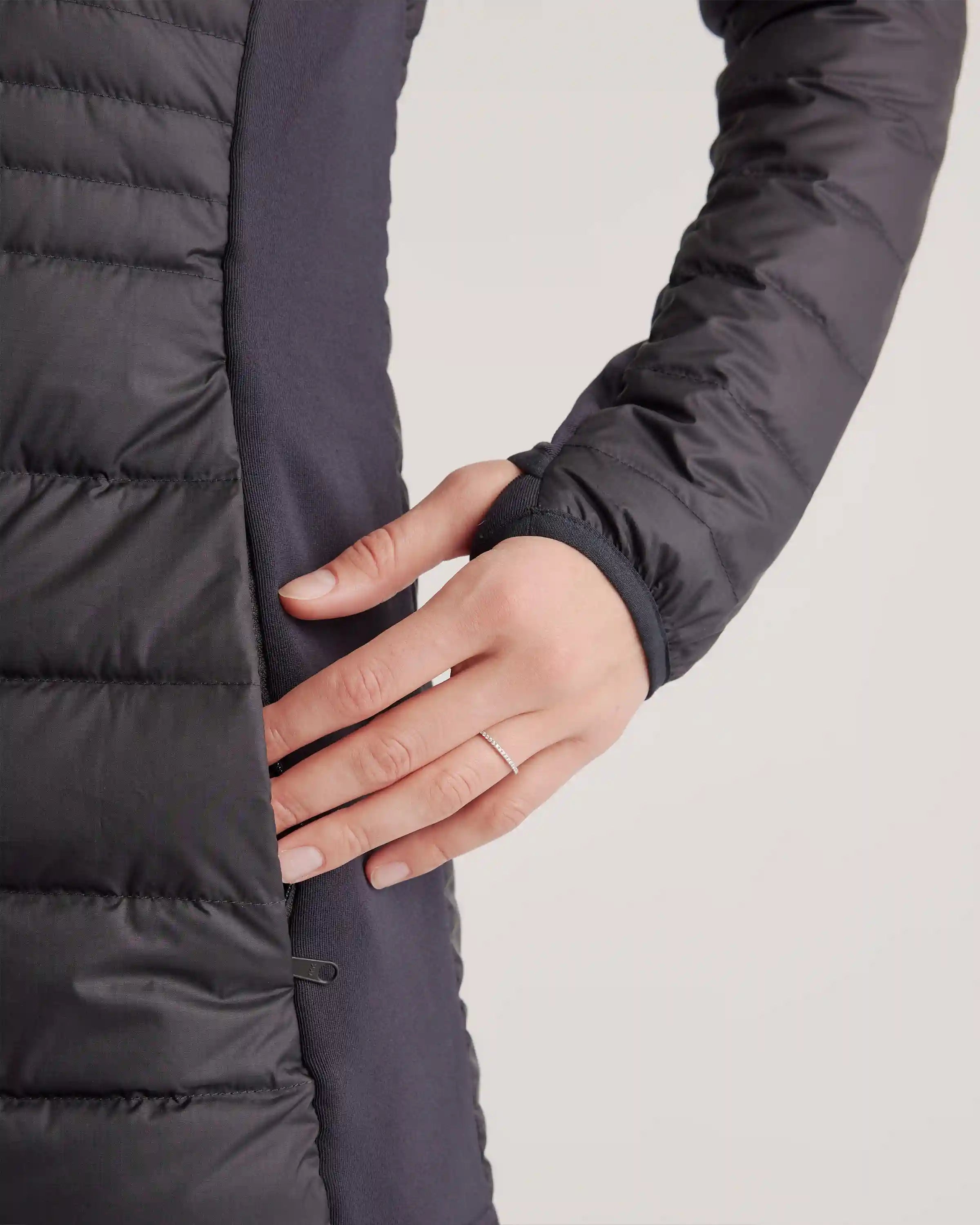 Lightweight Down Packable Long Puffer Jacket