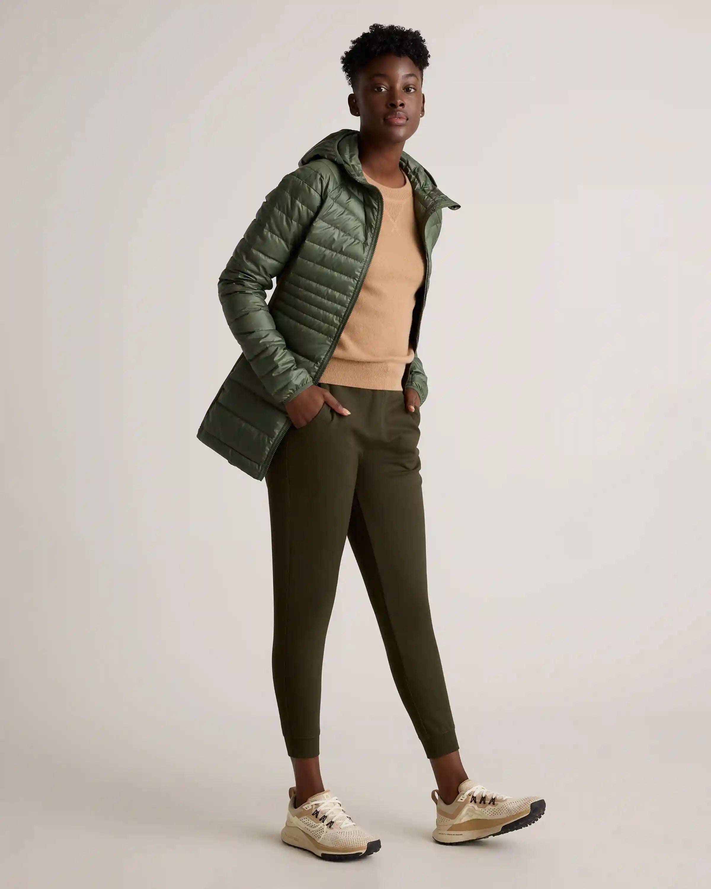Lightweight Down Packable Long Puffer Jacket