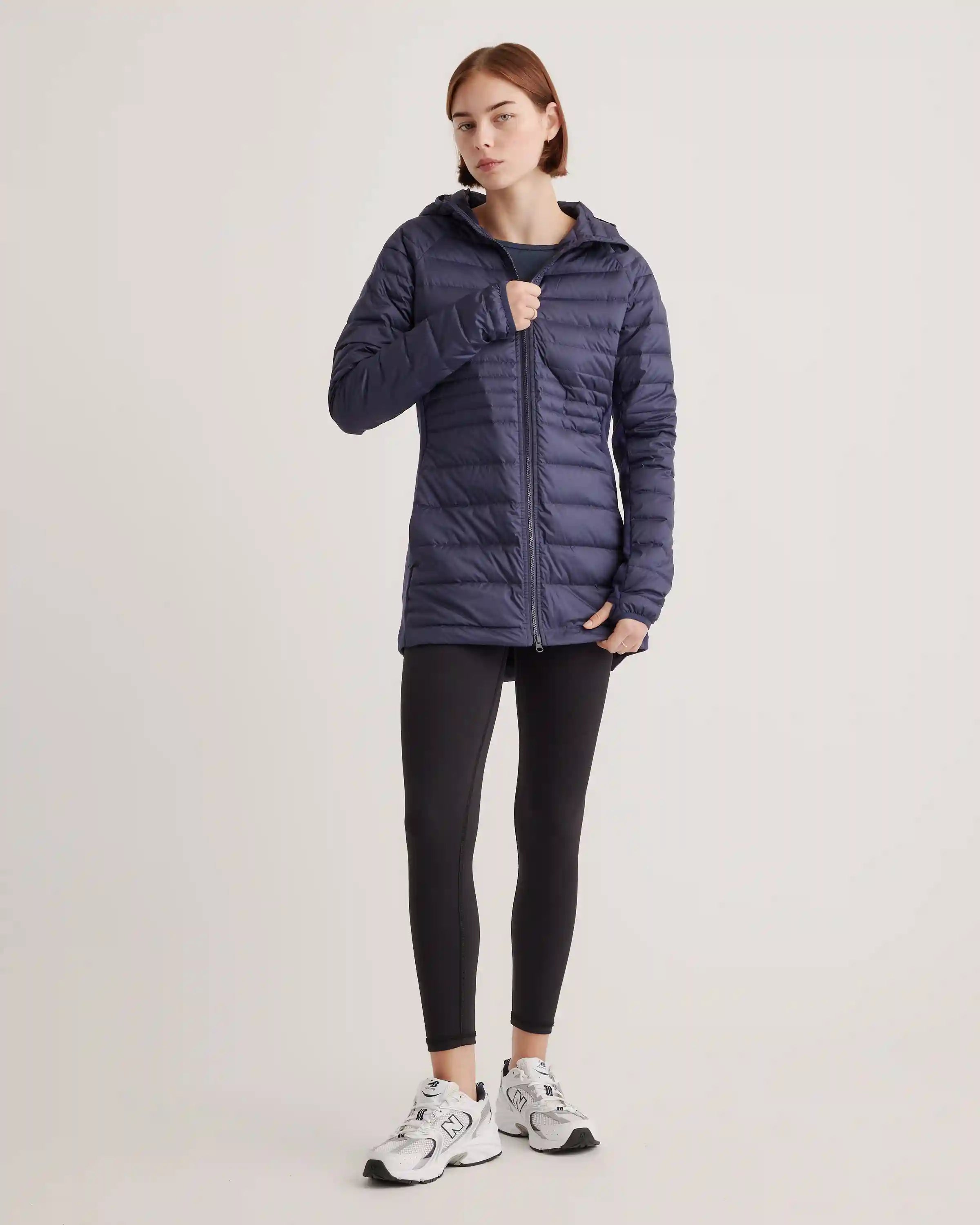 Lightweight Down Packable Long Puffer Jacket