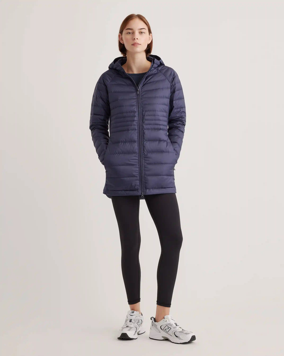 Lightweight Down Packable Long Puffer Jacket
