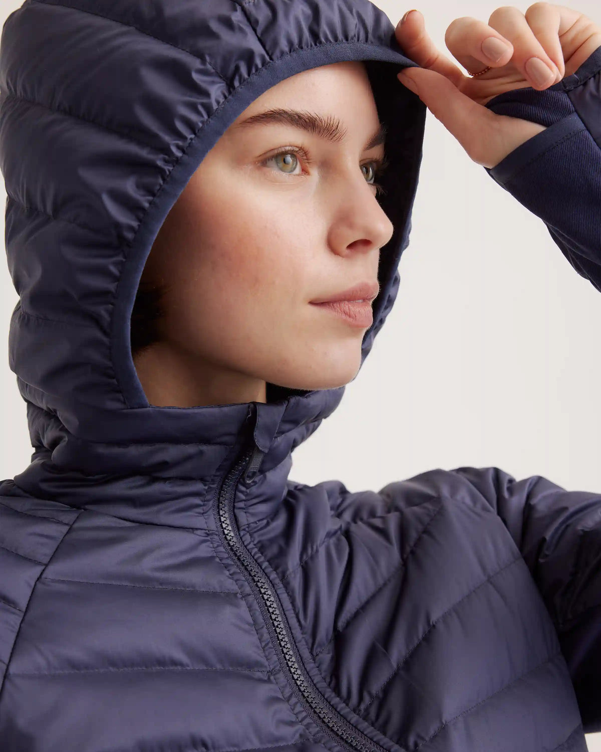 Lightweight Down Packable Long Puffer Jacket