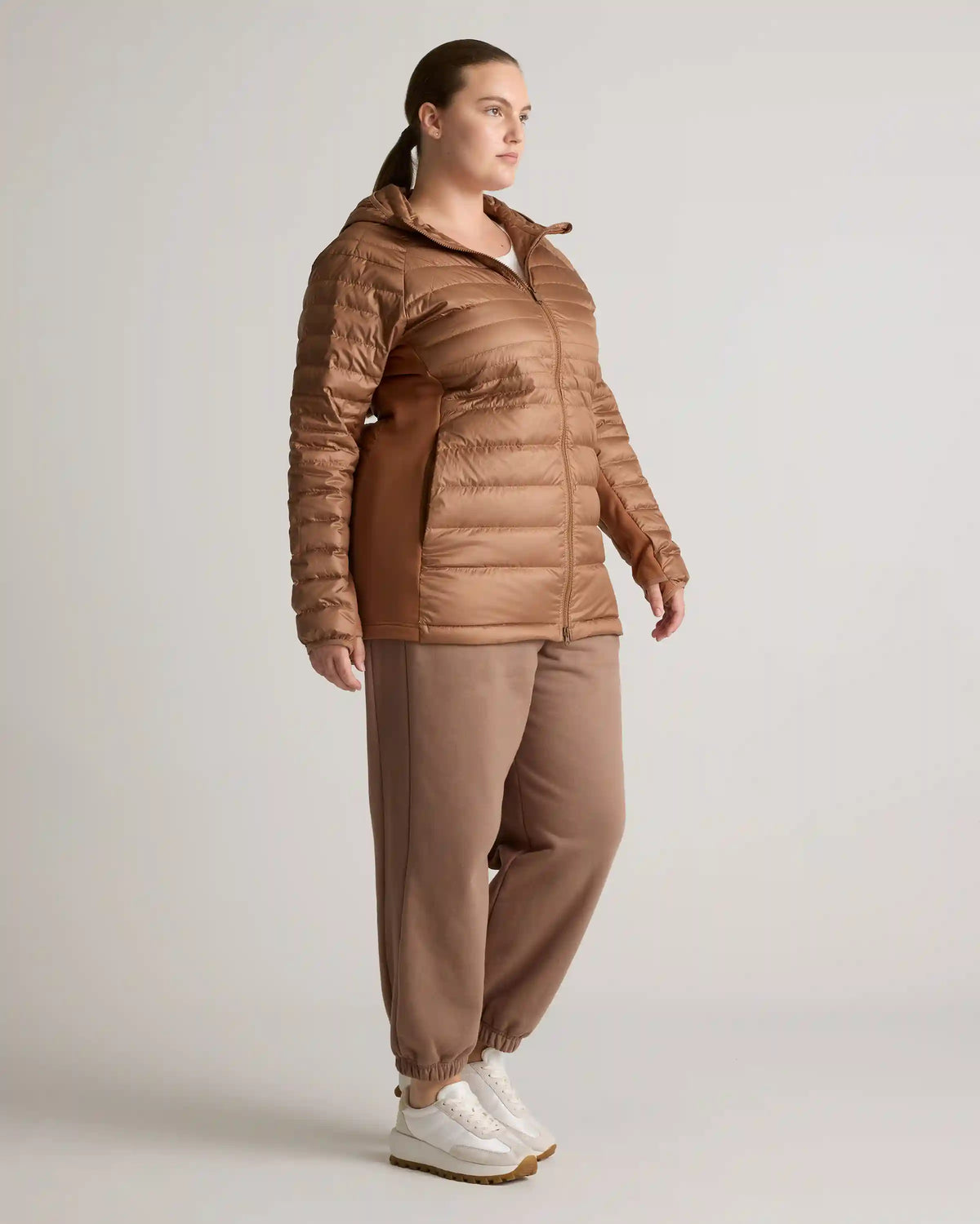 Lightweight Down Packable Long Puffer Jacket