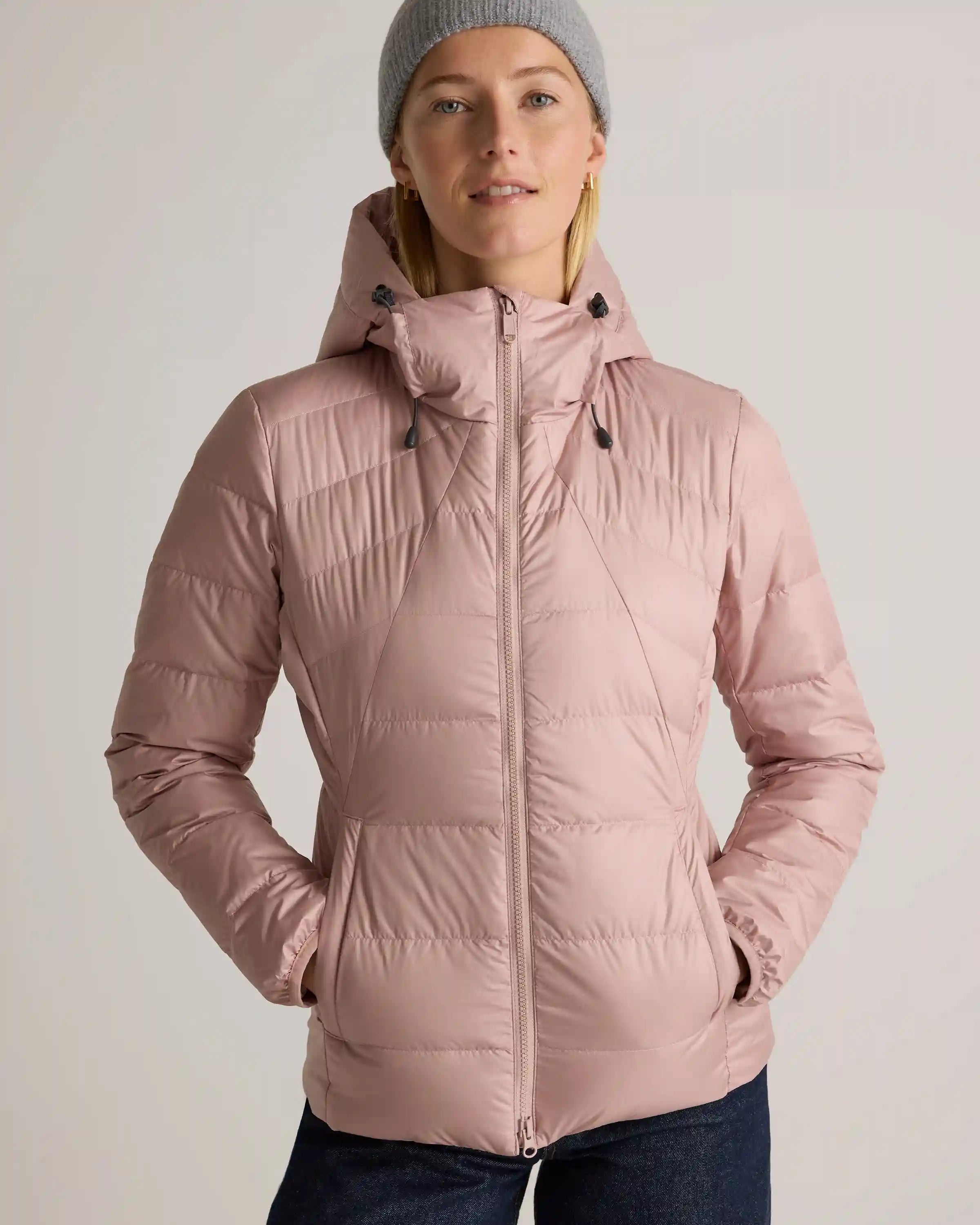 Lightweight Down Packable Puffer Hooded Jacket