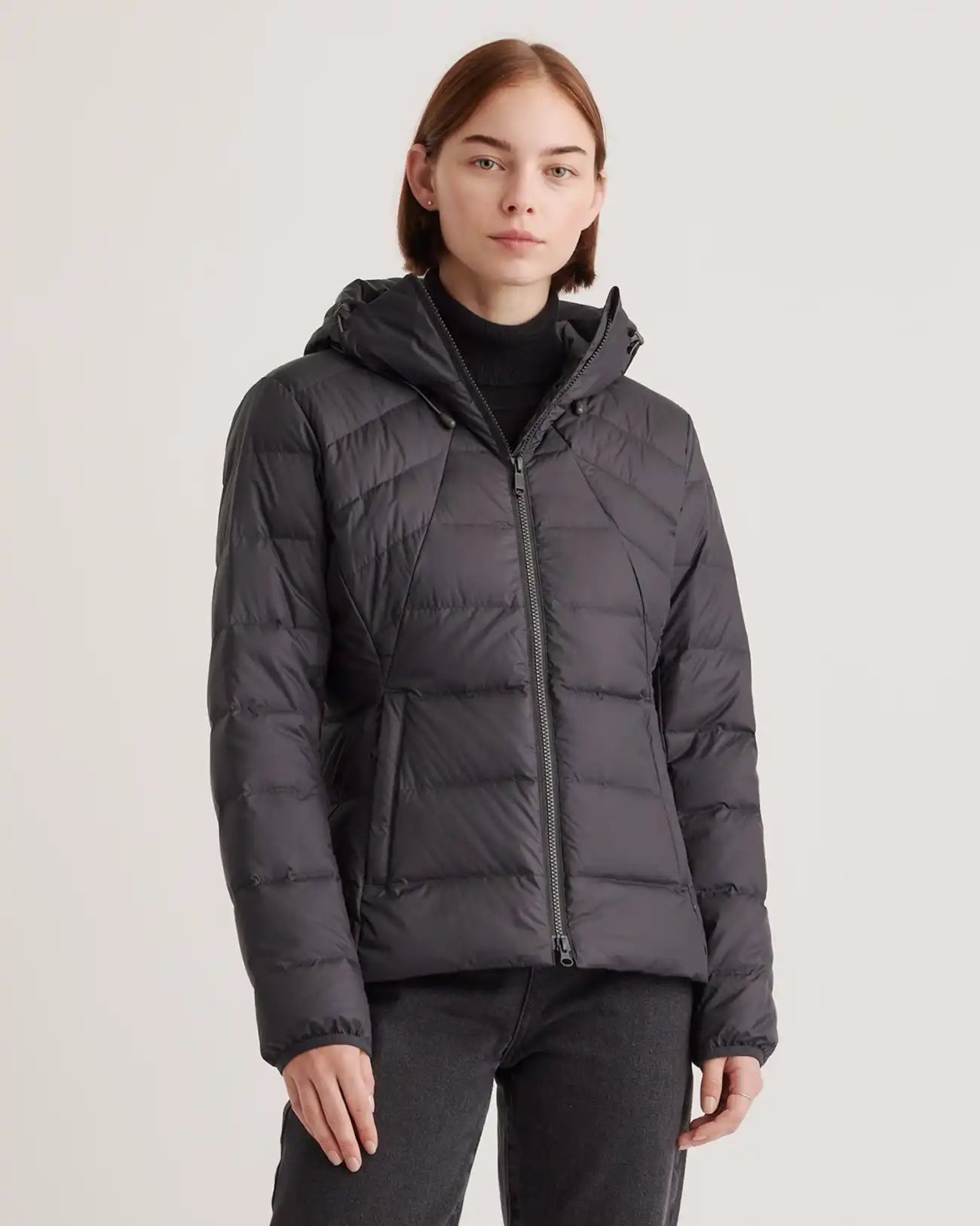 Lightweight Down Packable Puffer Hooded Jacket