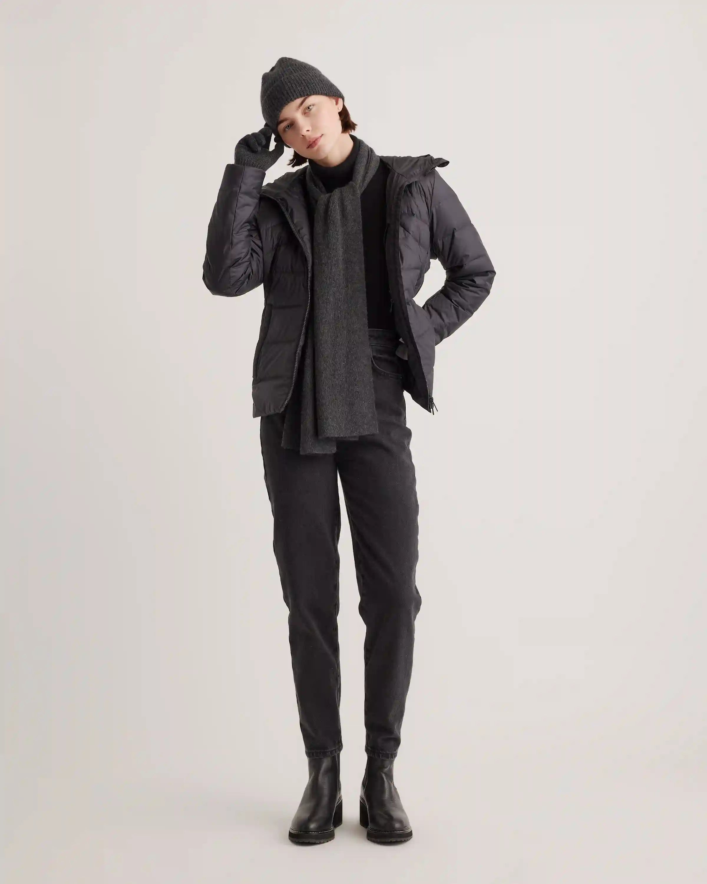 Lightweight Down Packable Puffer Hooded Jacket