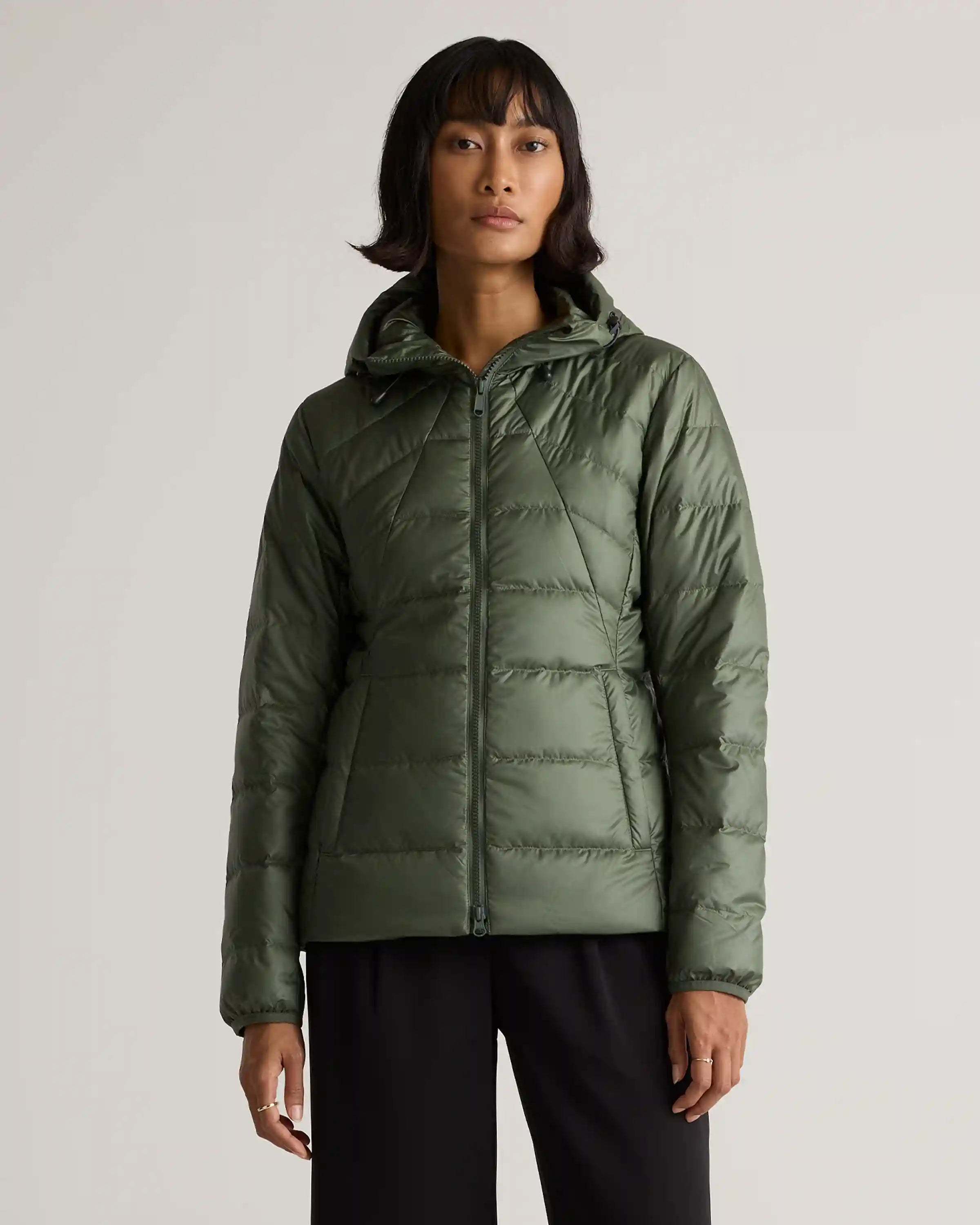 Lightweight Down Packable Puffer Hooded Jacket
