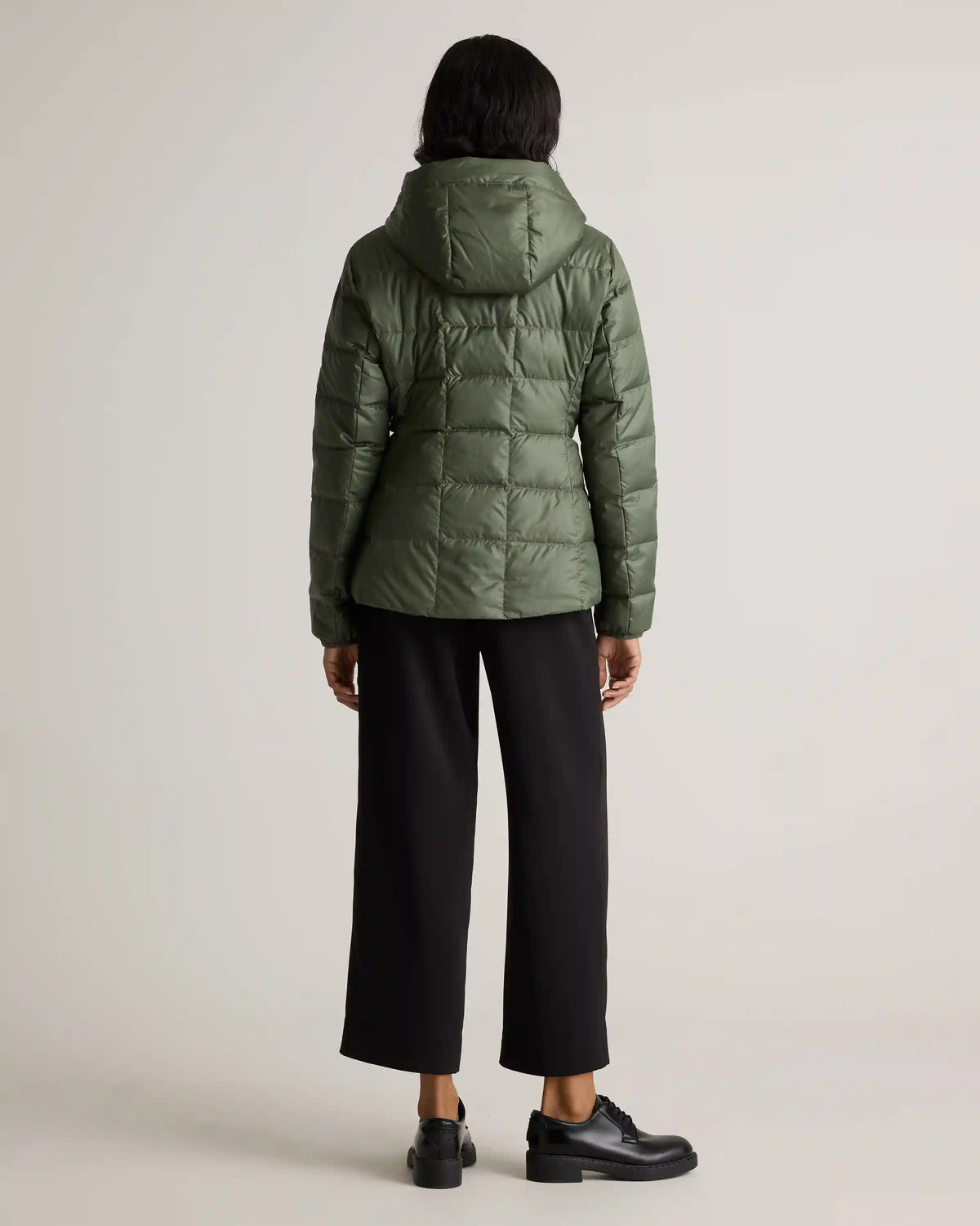 Lightweight Down Packable Puffer Hooded Jacket